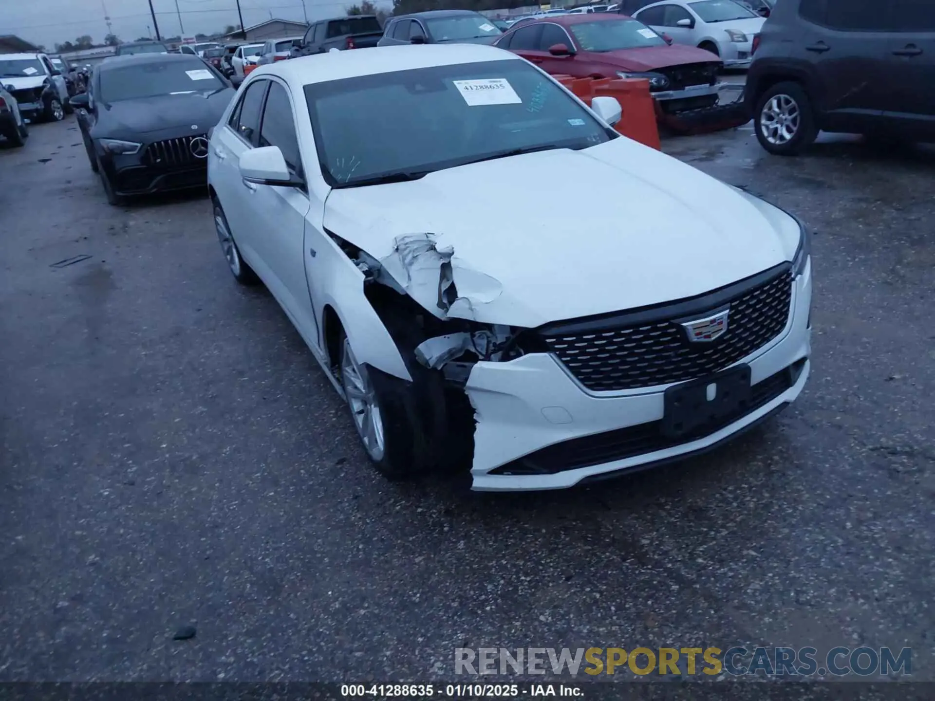 1 Photograph of a damaged car 1G6DA5RK2P0110349 CADILLAC CT4 2023