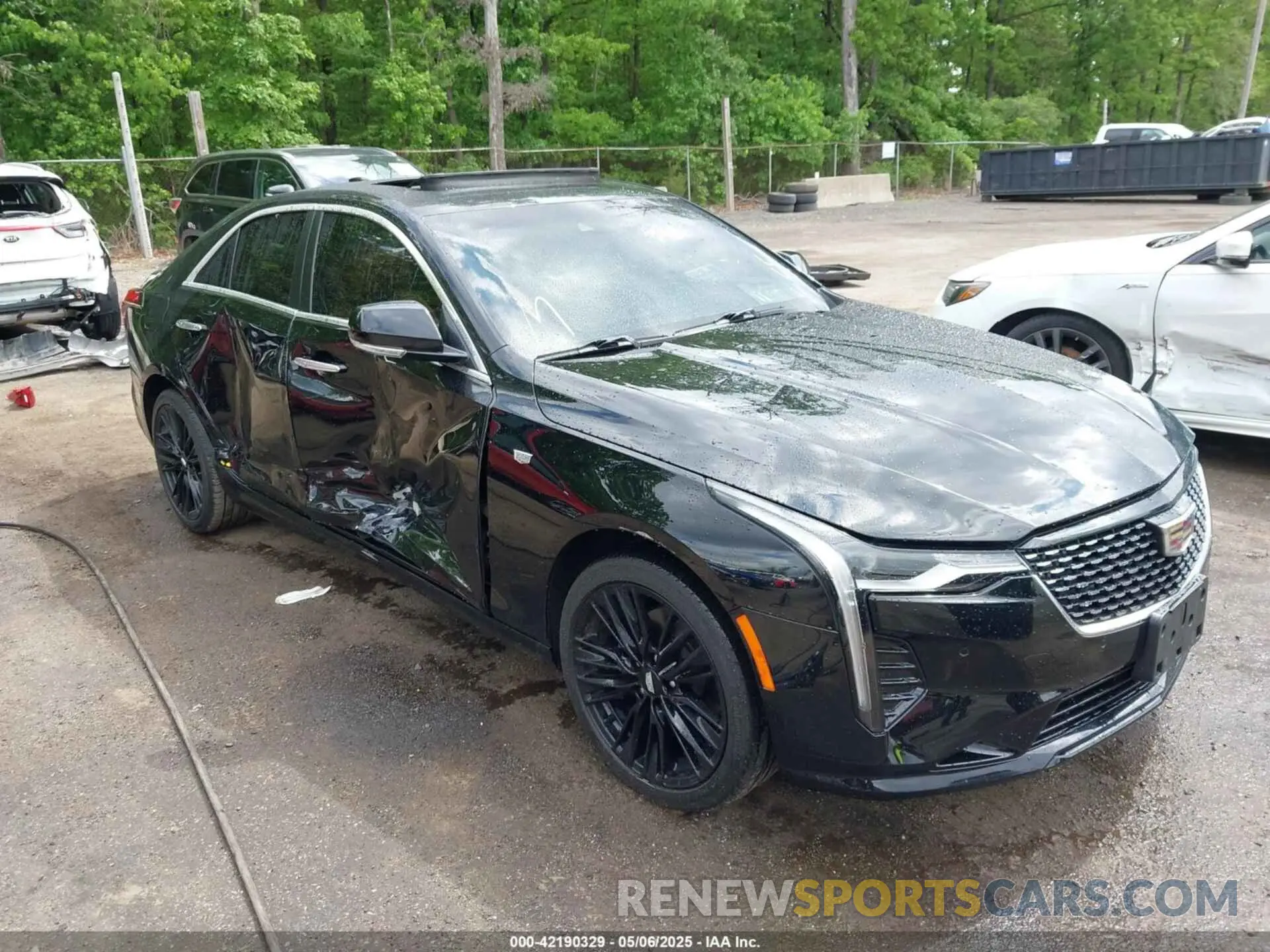 1 Photograph of a damaged car 1G6DF5RK8P0106050 CADILLAC CT4 2023