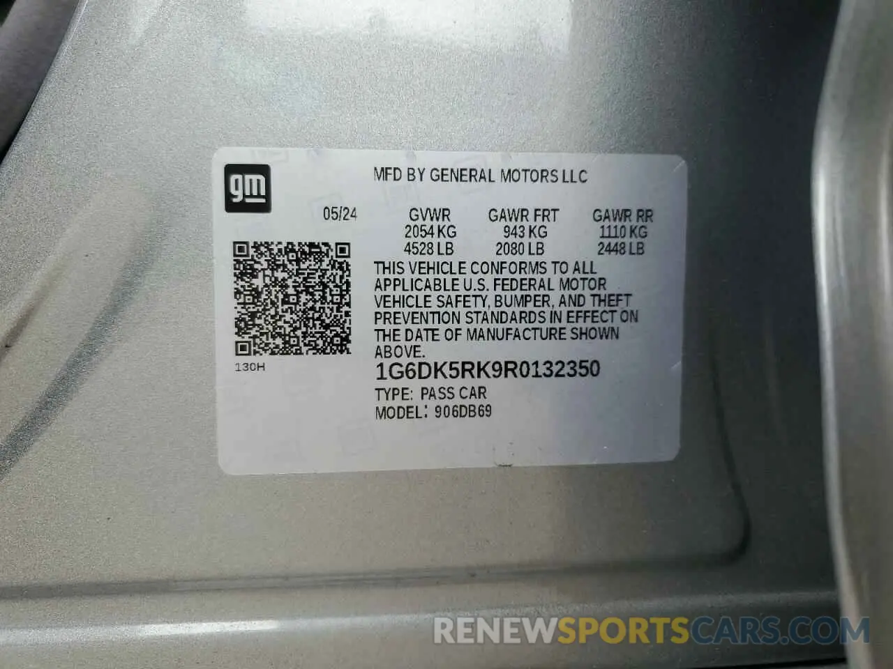 12 Фотография поврежденного автомобиля 1G6DK5RK9R0132350 CADILLAC CT4 2024