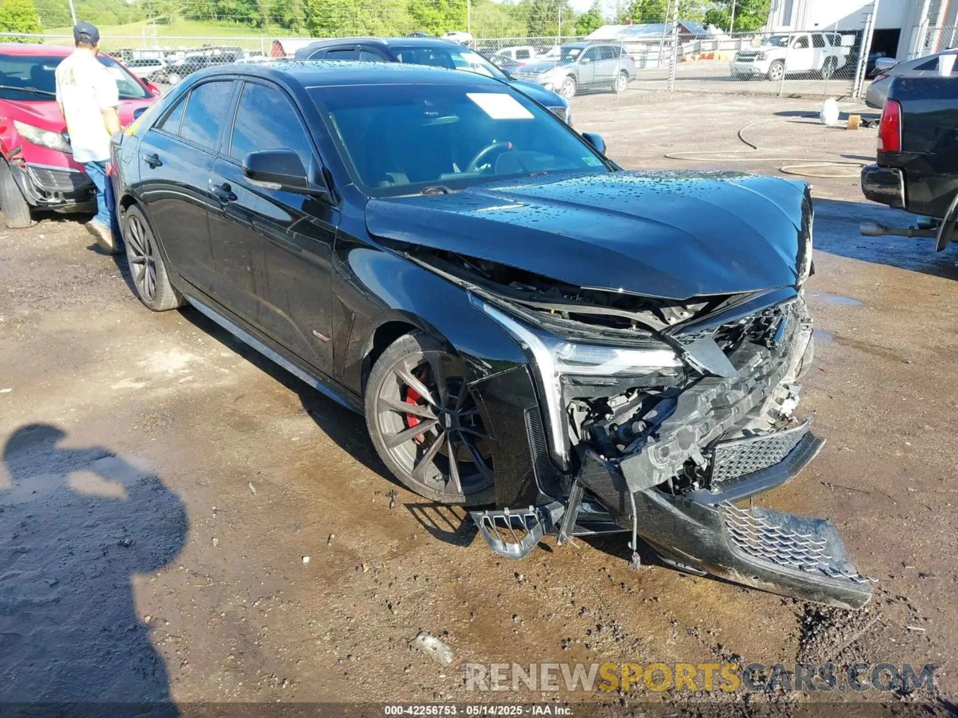 1 Photograph of a damaged car 1G6D75RP2N0411100 CADILLAC CT4-V 2022
