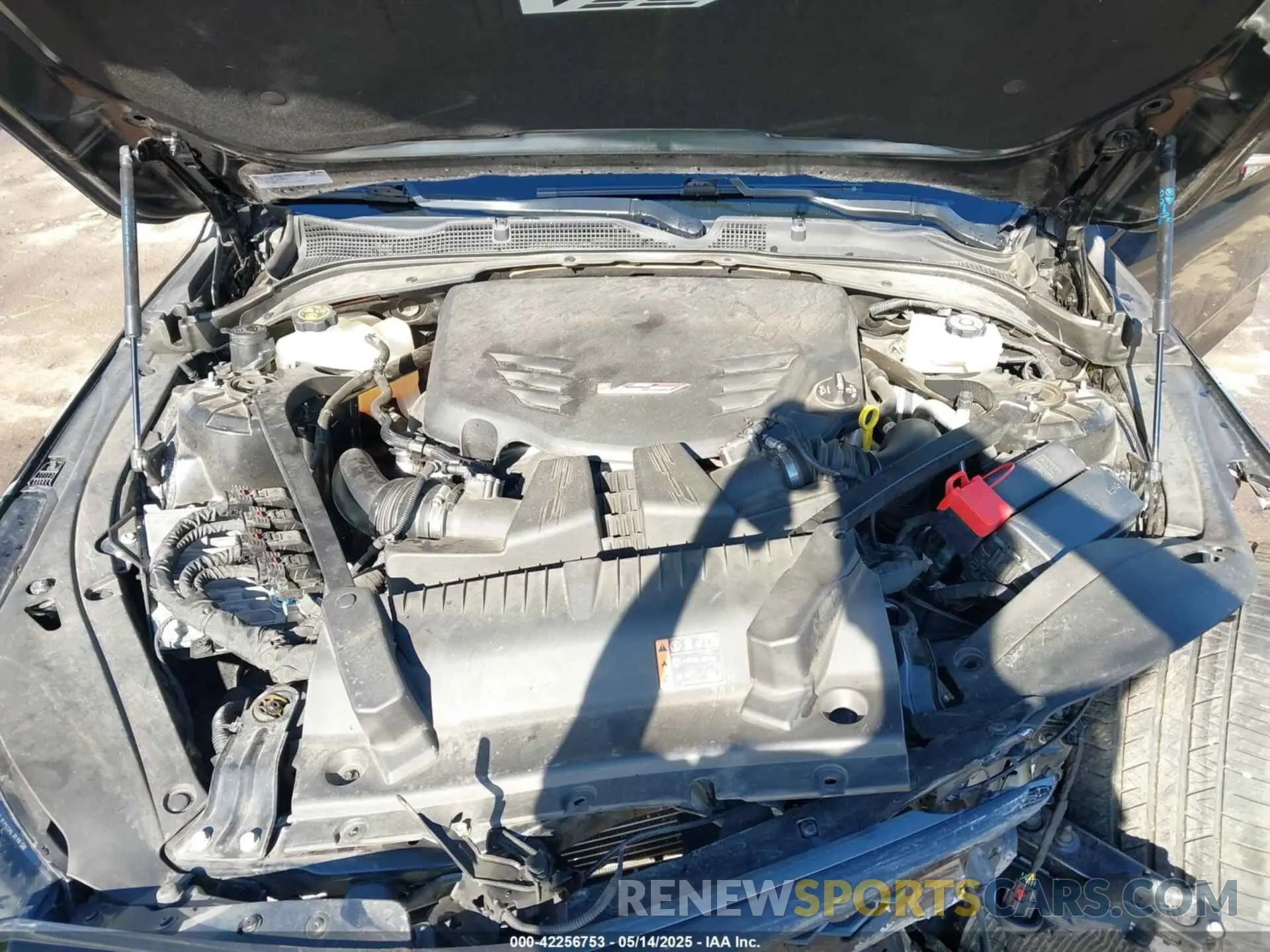 10 Photograph of a damaged car 1G6D75RP2N0411100 CADILLAC CT4-V 2022
