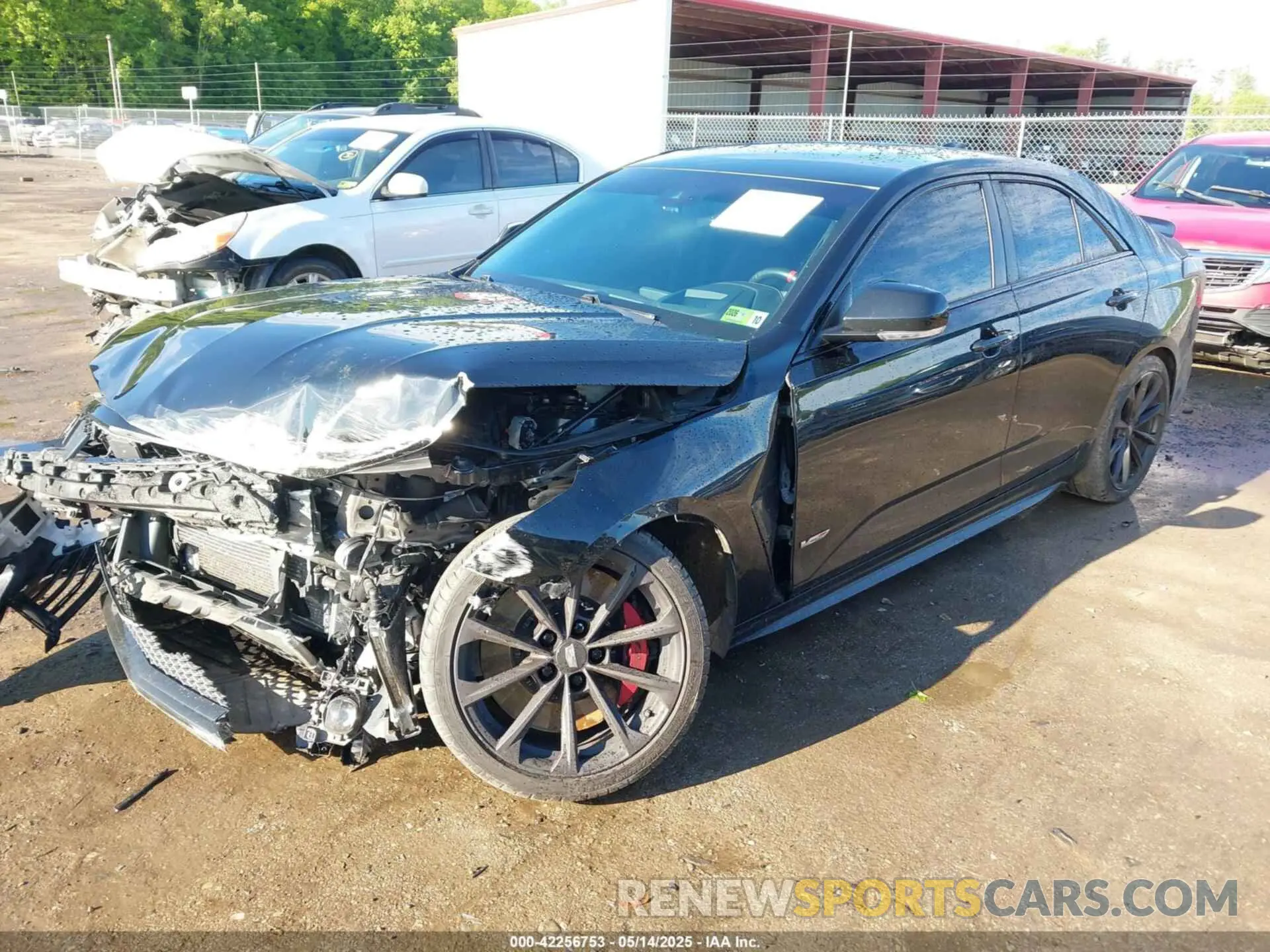 2 Photograph of a damaged car 1G6D75RP2N0411100 CADILLAC CT4-V 2022