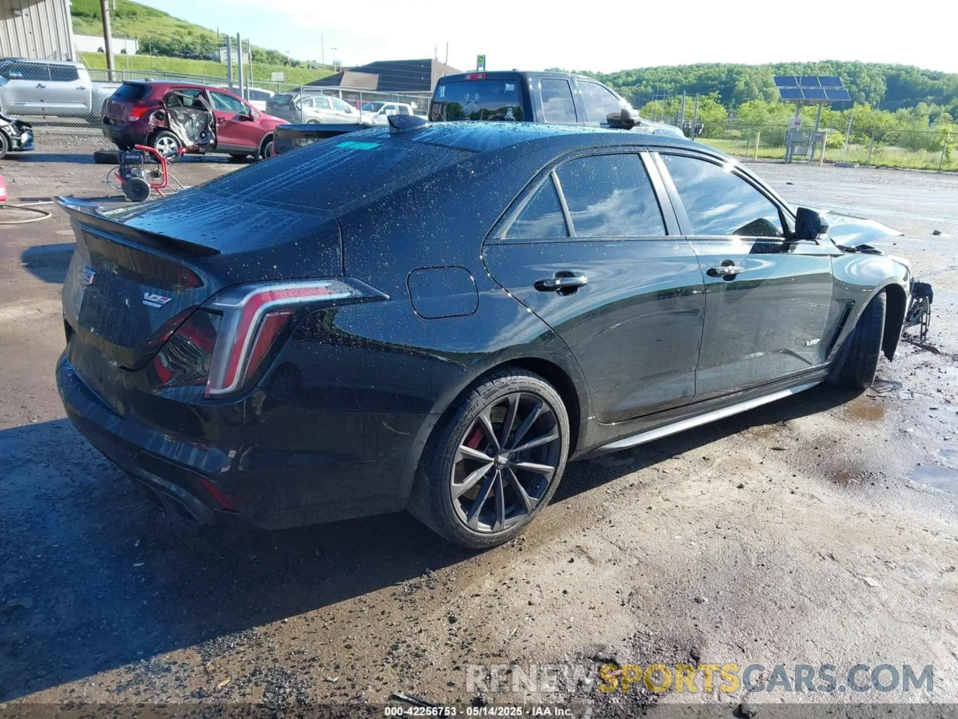 4 Photograph of a damaged car 1G6D75RP2N0411100 CADILLAC CT4-V 2022
