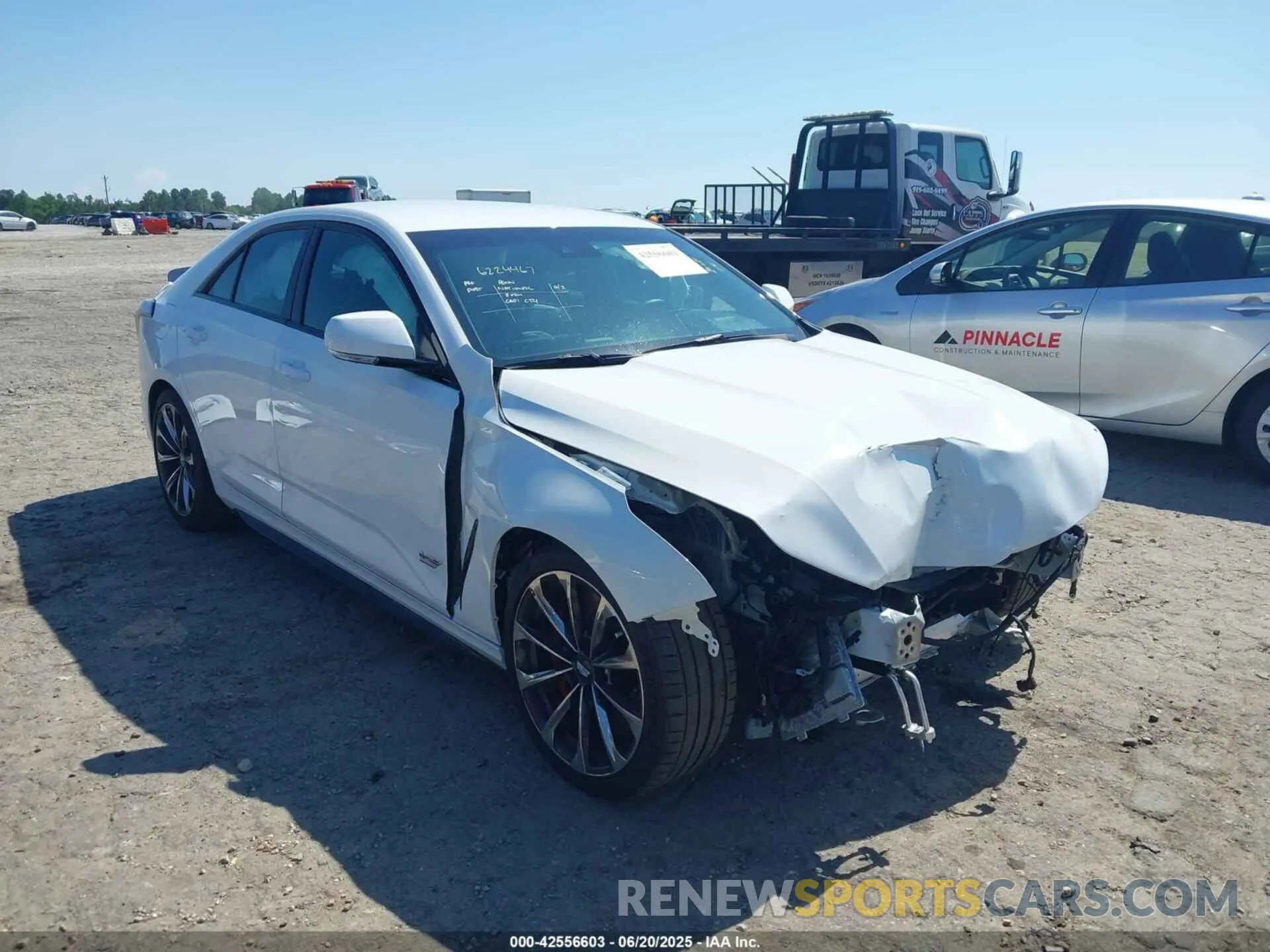 1 Photograph of a damaged car 1G6D75RP9R0410192 CADILLAC CT4-V 2024
