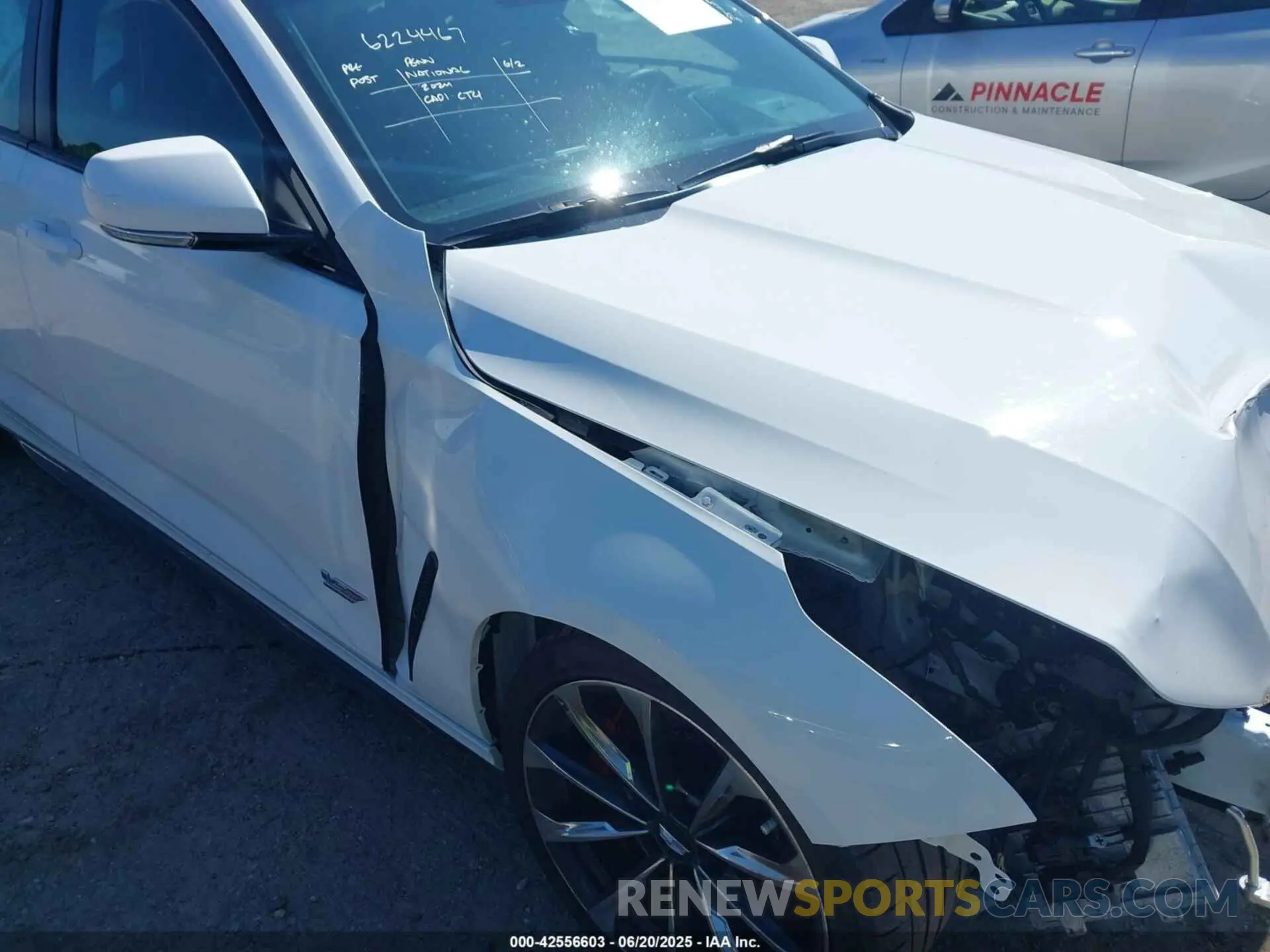21 Photograph of a damaged car 1G6D75RP9R0410192 CADILLAC CT4-V 2024