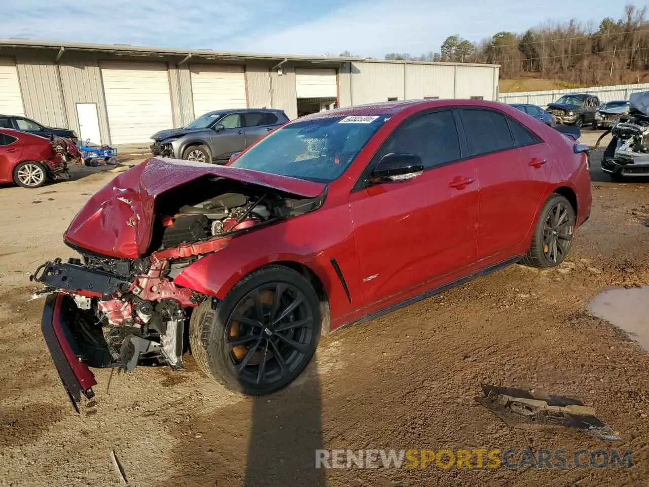1 Фотография поврежденного автомобиля 1G6D75RP2N0410691 CADILLAC CT4-V BLAC 2022