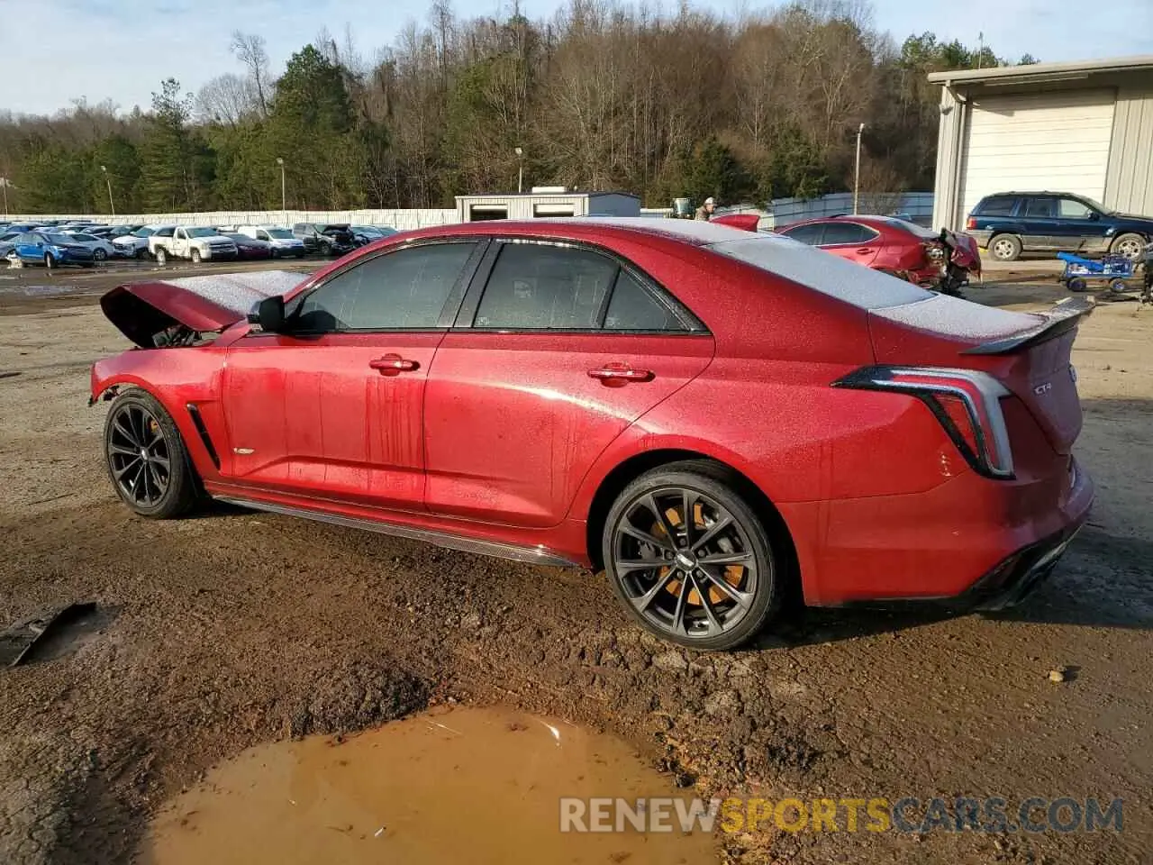 2 Фотография поврежденного автомобиля 1G6D75RP2N0410691 CADILLAC CT4-V BLAC 2022