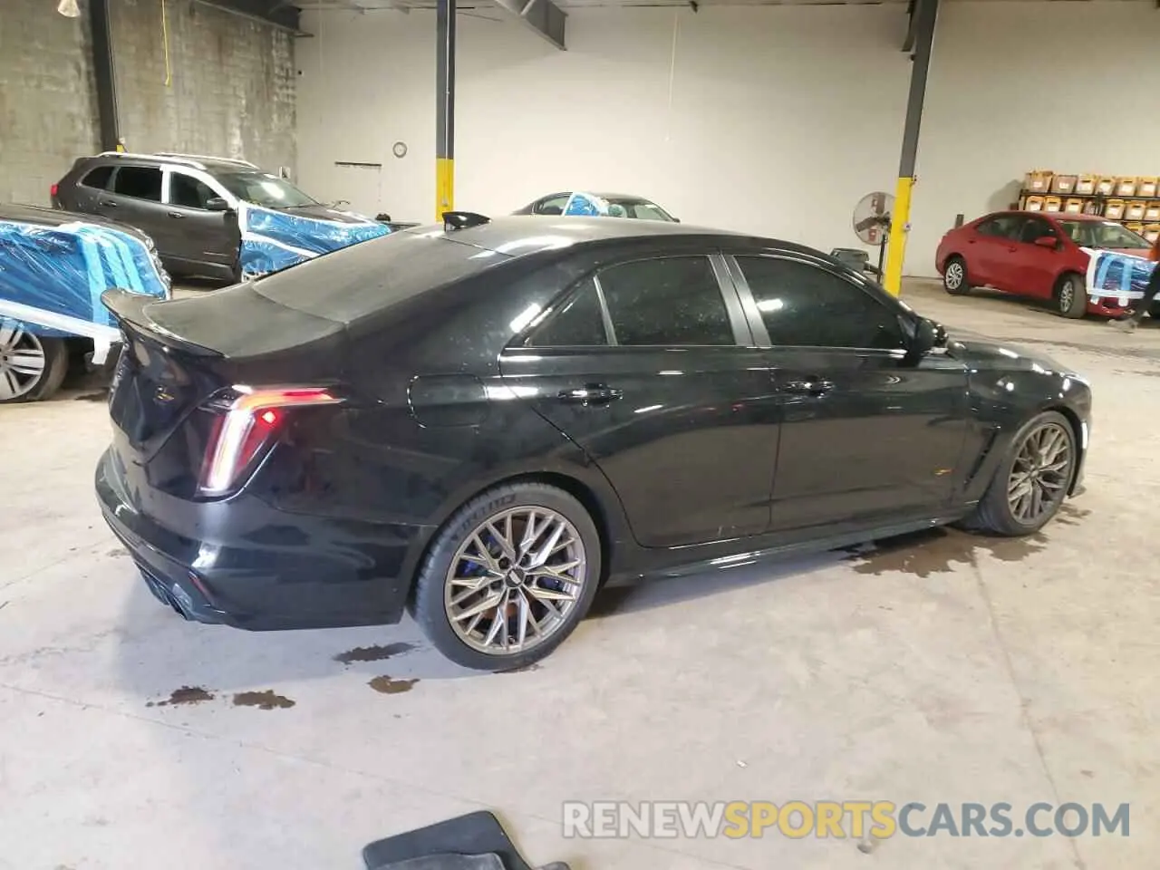 3 Photograph of a damaged car 1G6D75RP4N0410613 CADILLAC CT4-V BLAC 2022