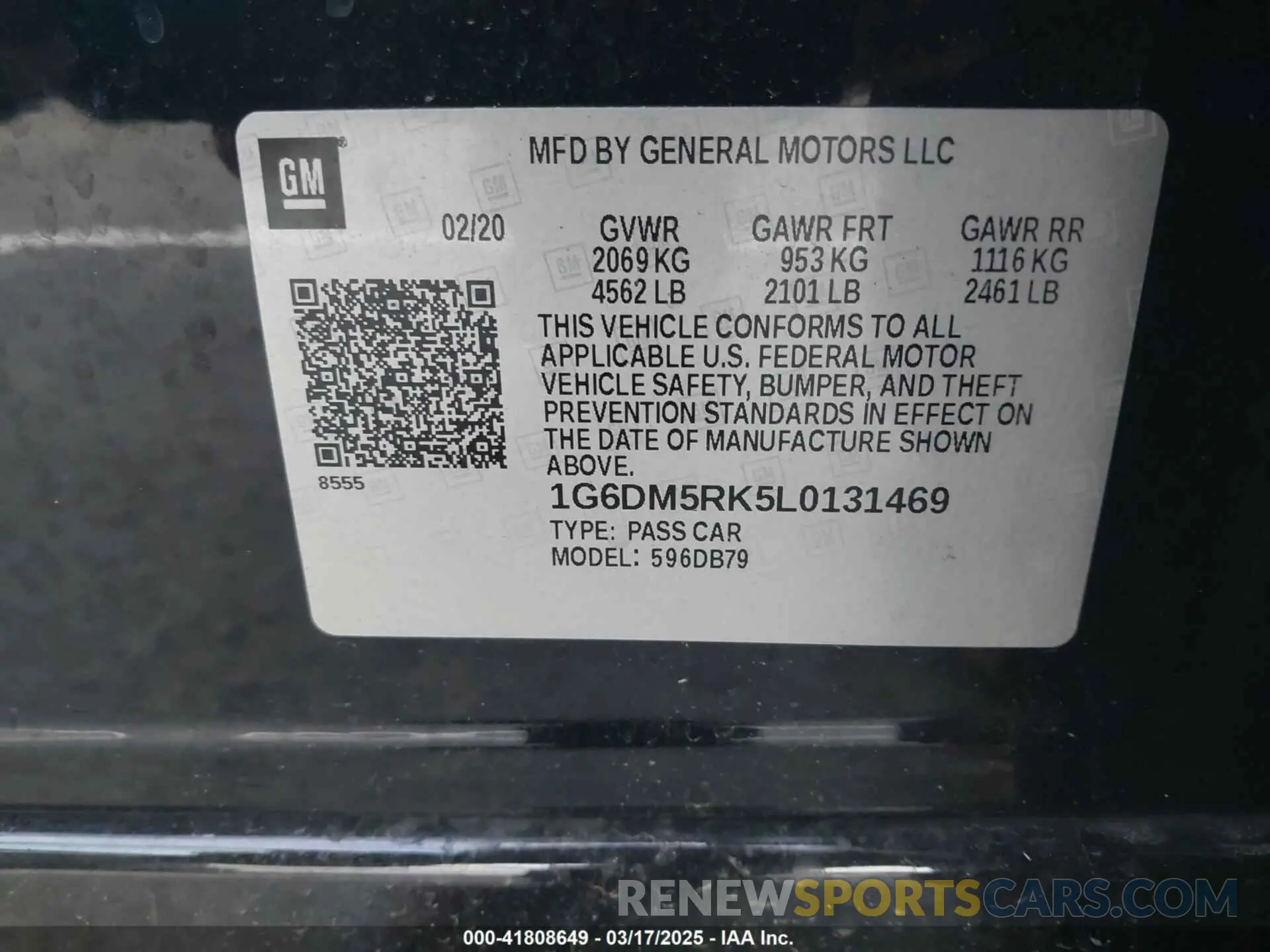 9 Фотография поврежденного автомобиля 1G6DM5RK5L0131469 CADILLAC CT5 2020