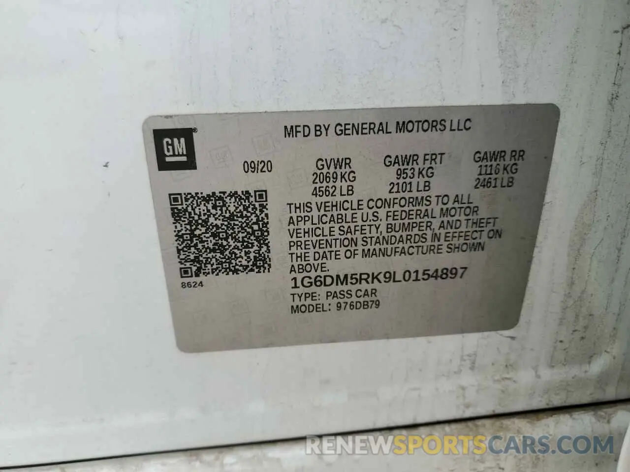13 Фотография поврежденного автомобиля 1G6DM5RK9L0154897 CADILLAC CT5 2020