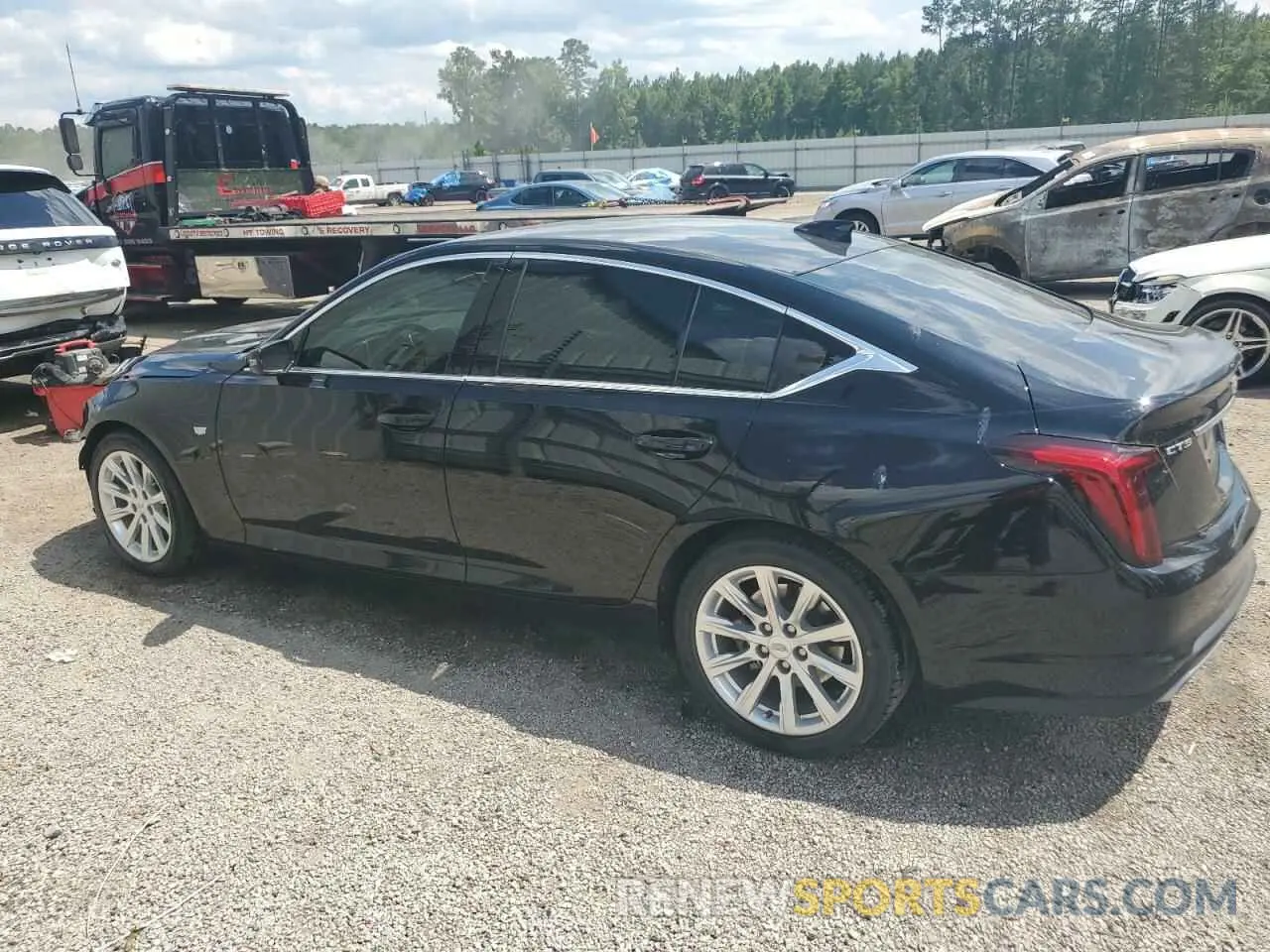 2 Photograph of a damaged car 1G6DM5RK9L0155385 CADILLAC CT5 2020