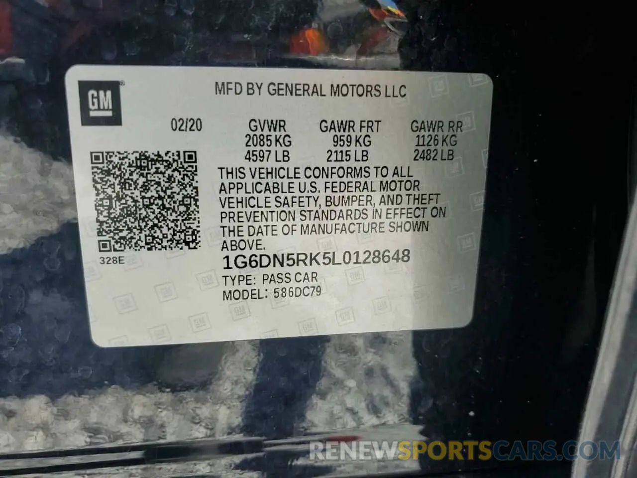 12 Фотография поврежденного автомобиля 1G6DN5RK5L0128648 CADILLAC CT5 2020