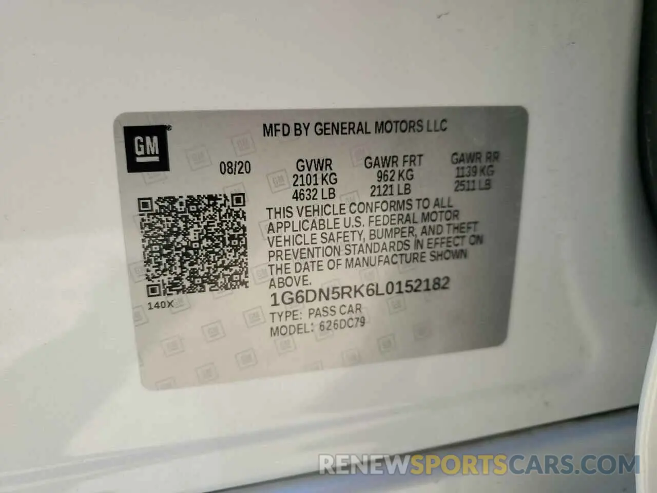 14 Фотография поврежденного автомобиля 1G6DN5RK6L0152182 CADILLAC CT5 2020