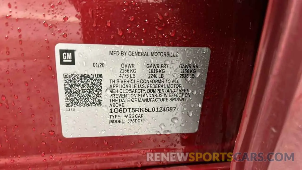 10 Фотография поврежденного автомобиля 1G6DT5RK5L0124587 CADILLAC CT5 2020