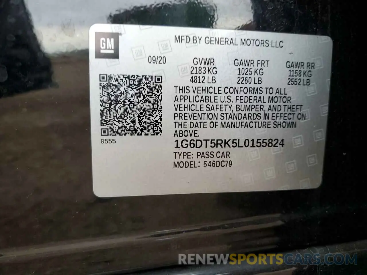 14 Photograph of a damaged car 1G6DT5RK5L0155824 CADILLAC CT5 2020