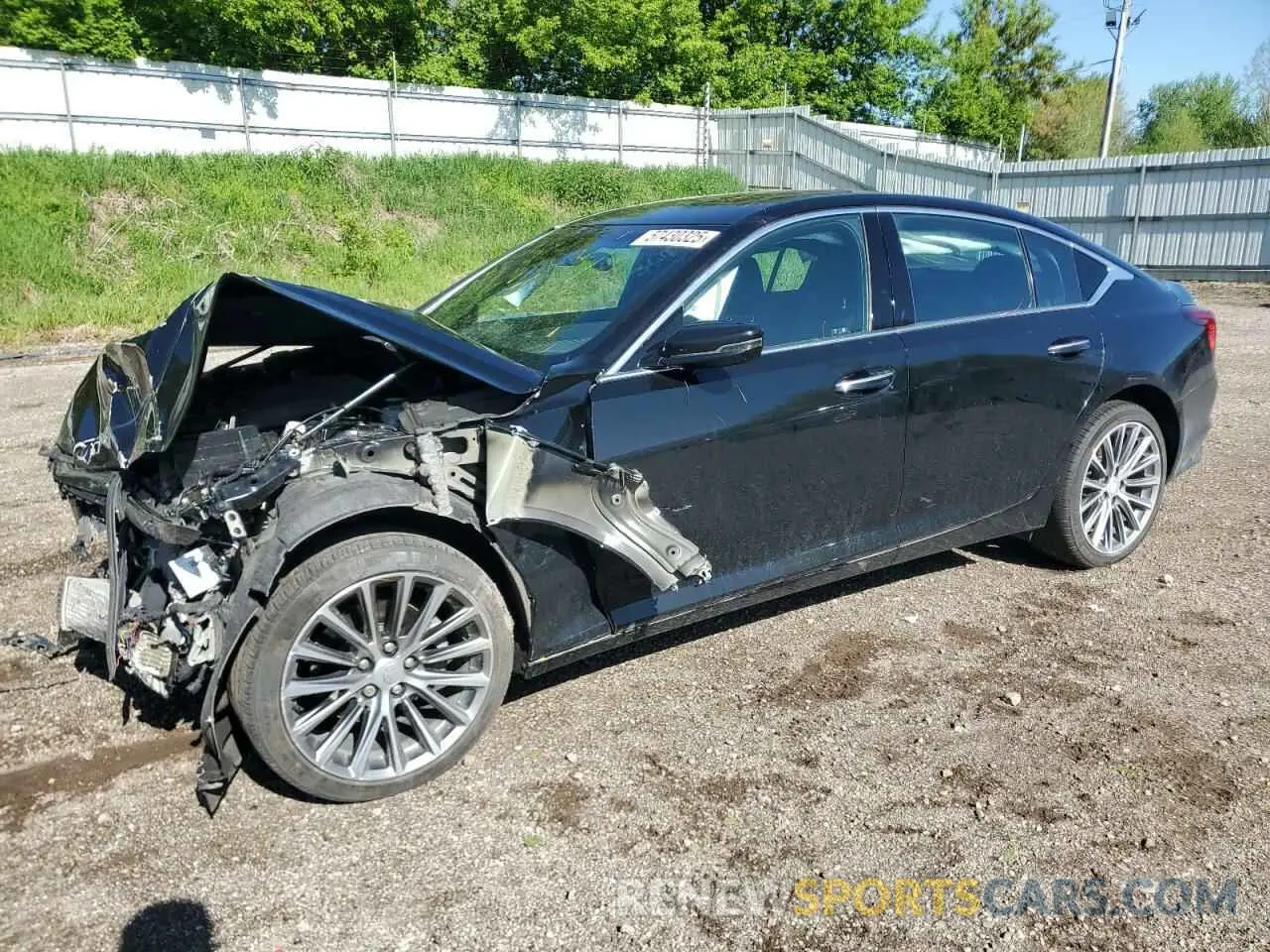 1 Photograph of a damaged car 1G6DT5RK9L0156121 CADILLAC CT5 2020