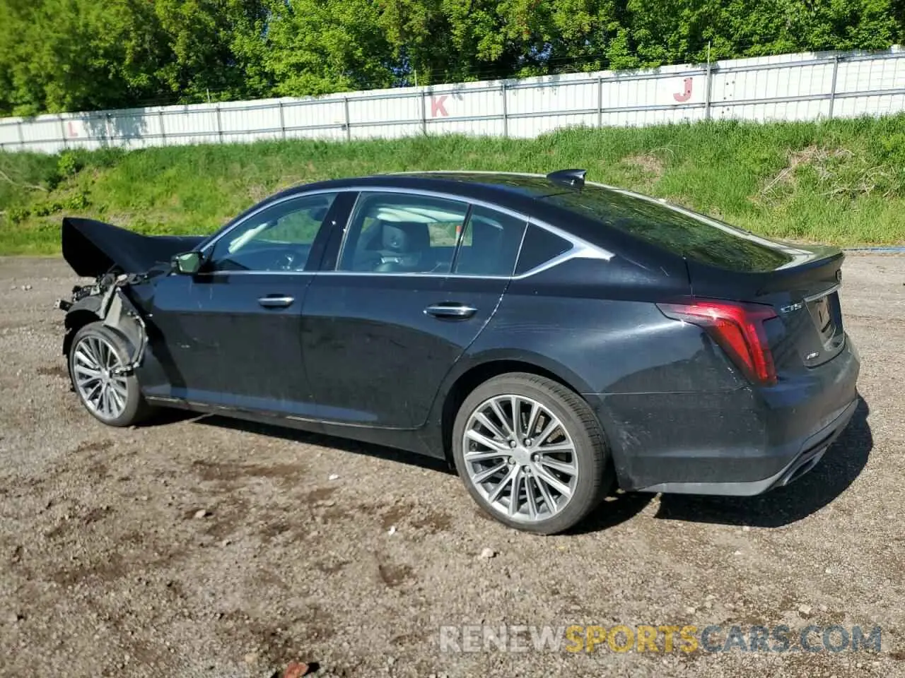 2 Photograph of a damaged car 1G6DT5RK9L0156121 CADILLAC CT5 2020