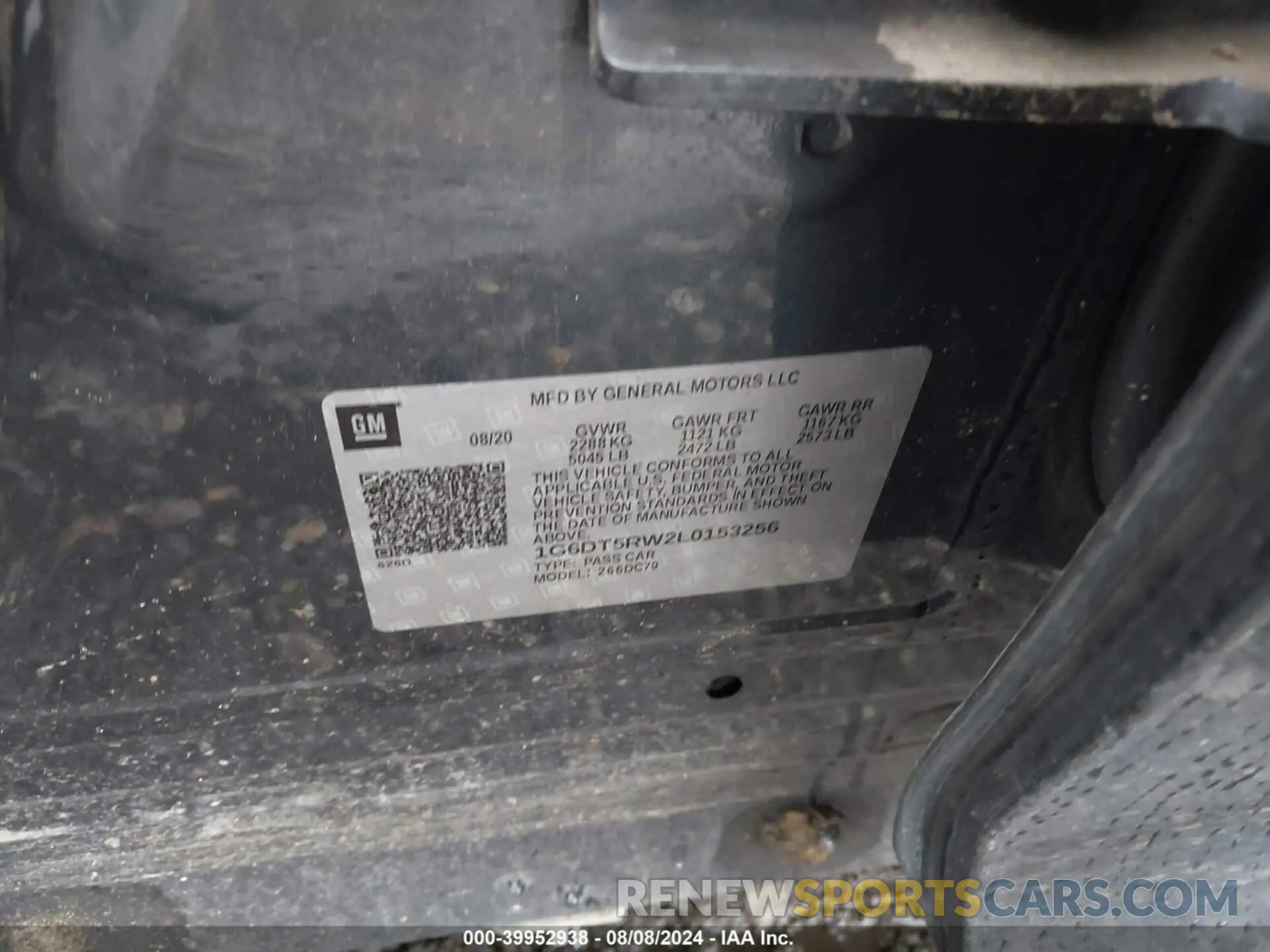 9 Фотография поврежденного автомобиля 1G6DT5RW2L0153256 CADILLAC CT5 2020