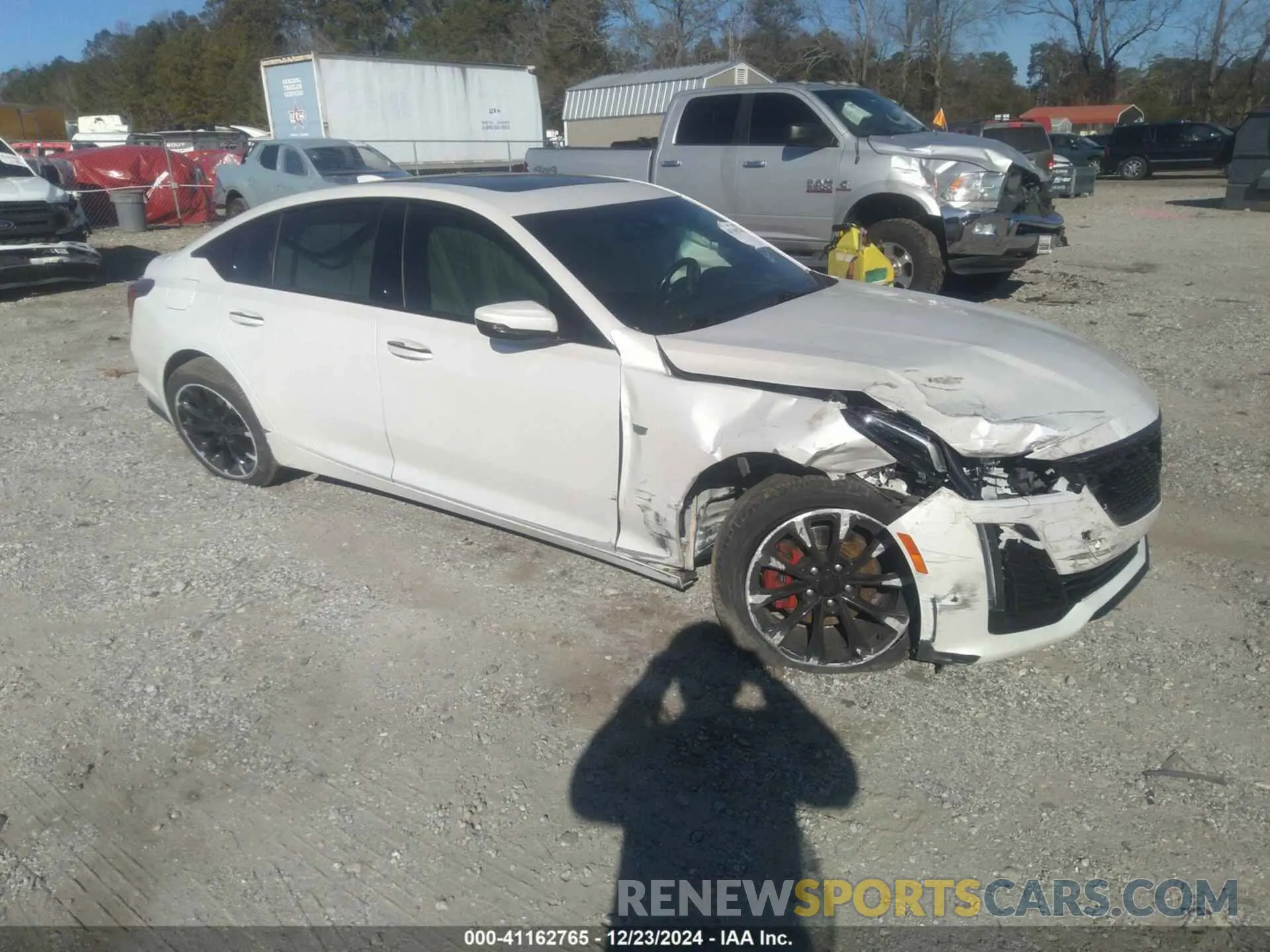 1 Photograph of a damaged car 1G6DT5RW4L0154909 CADILLAC CT5 2020