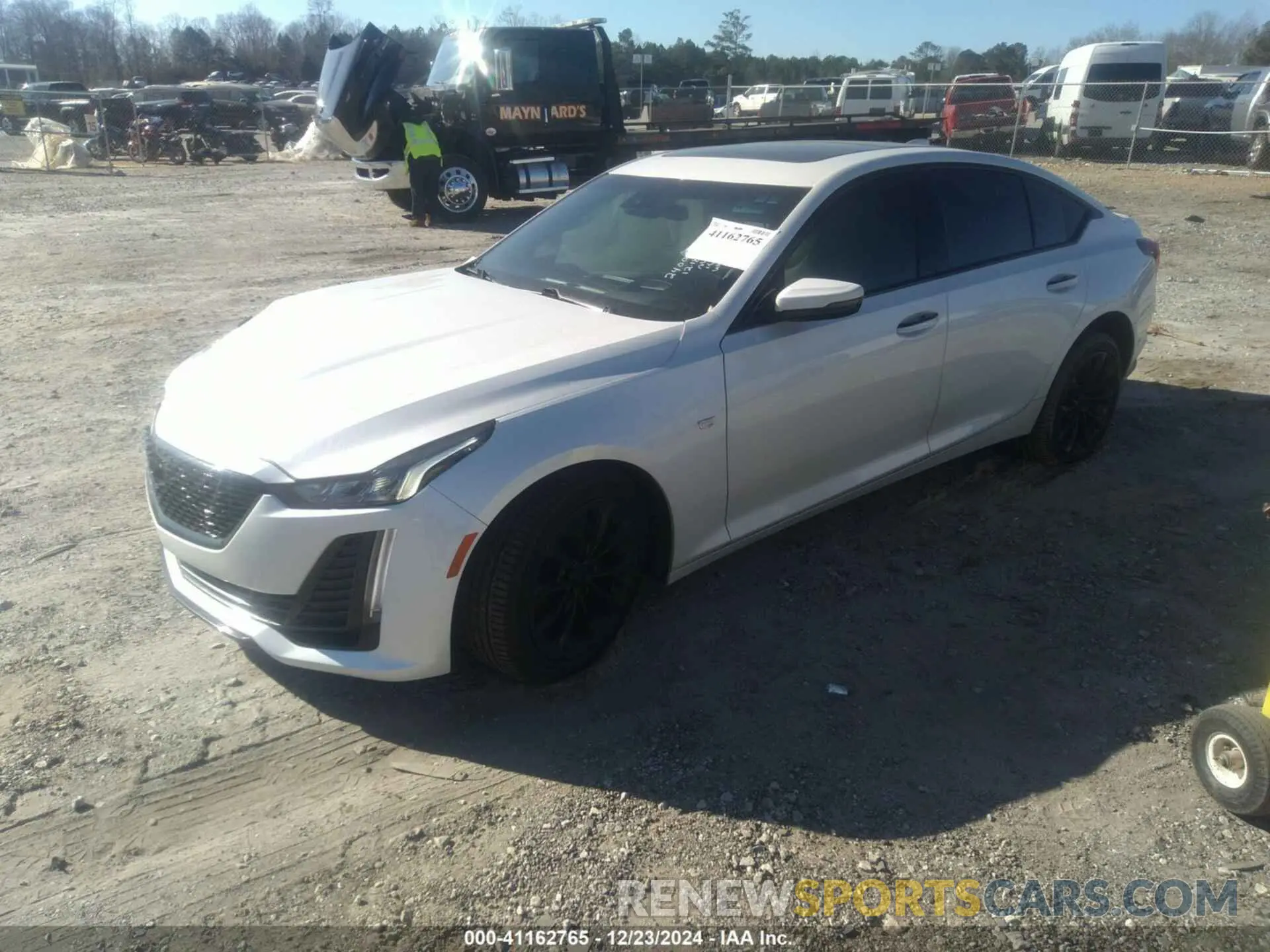2 Photograph of a damaged car 1G6DT5RW4L0154909 CADILLAC CT5 2020
