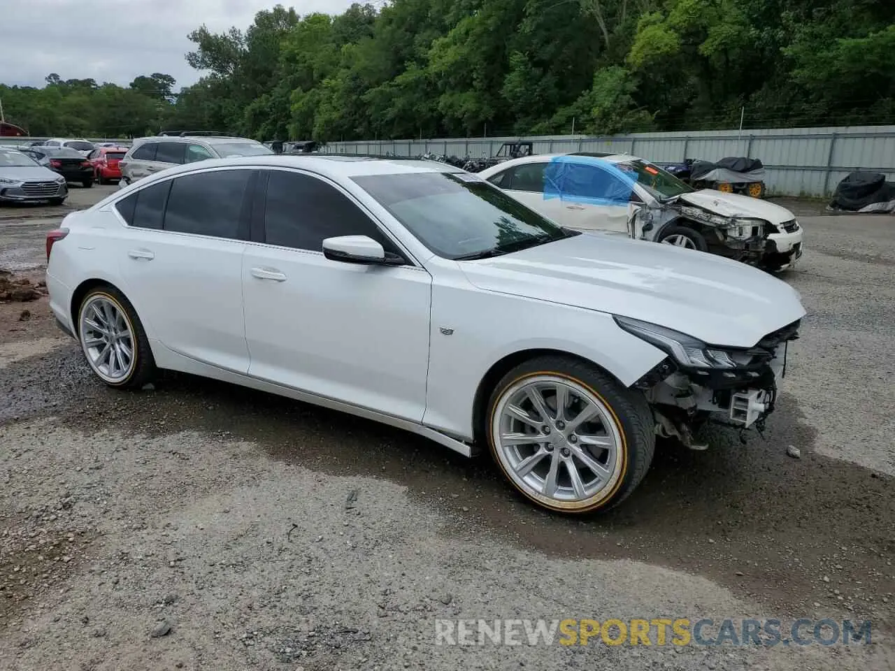 4 Photograph of a damaged car 1G6DW5RK7L0151829 CADILLAC CT5 2020