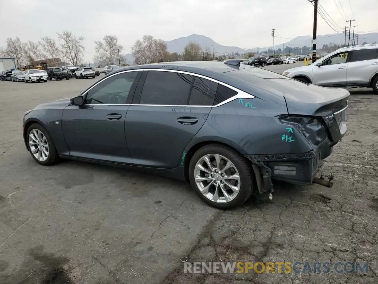 2 Photograph of a damaged car 1G6DW5RKXL0121918 CADILLAC CT5 2020