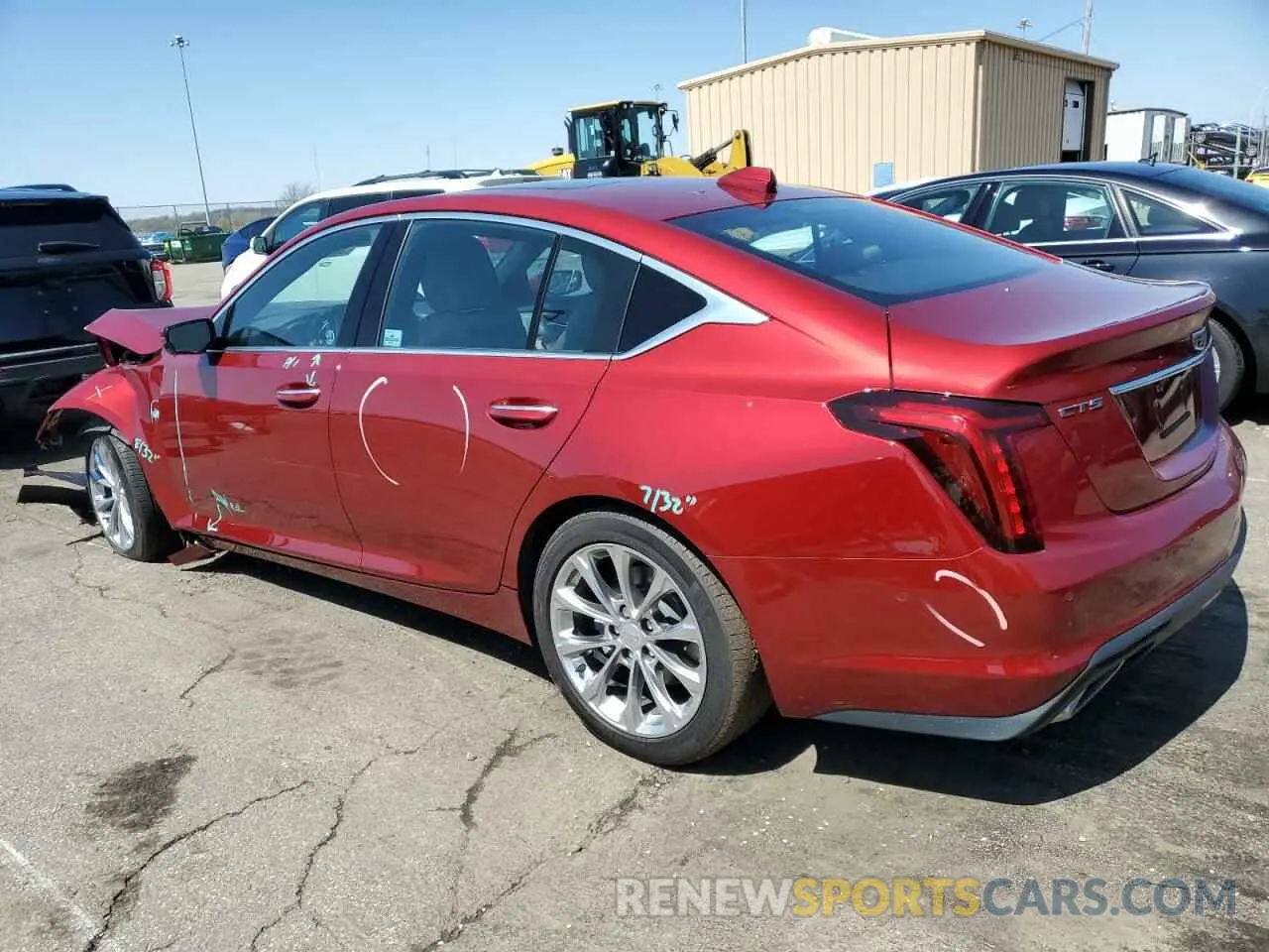 2 Photograph of a damaged car 1G6DN5RK3M0143571 CADILLAC CT5 2021