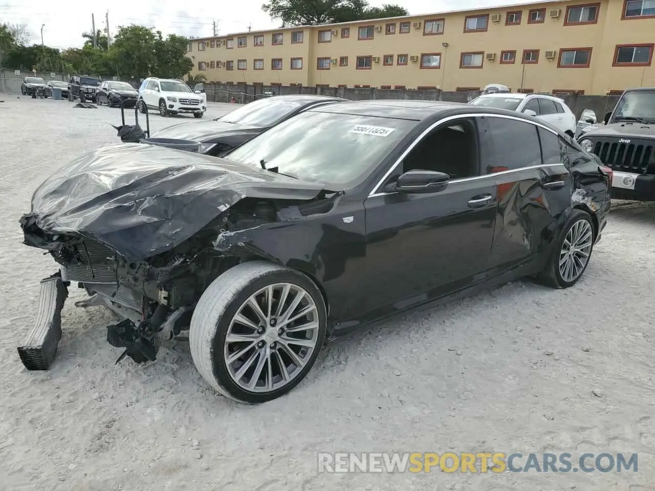 1 Photograph of a damaged car 1G6DN5RK3M0146325 CADILLAC CT5 2021