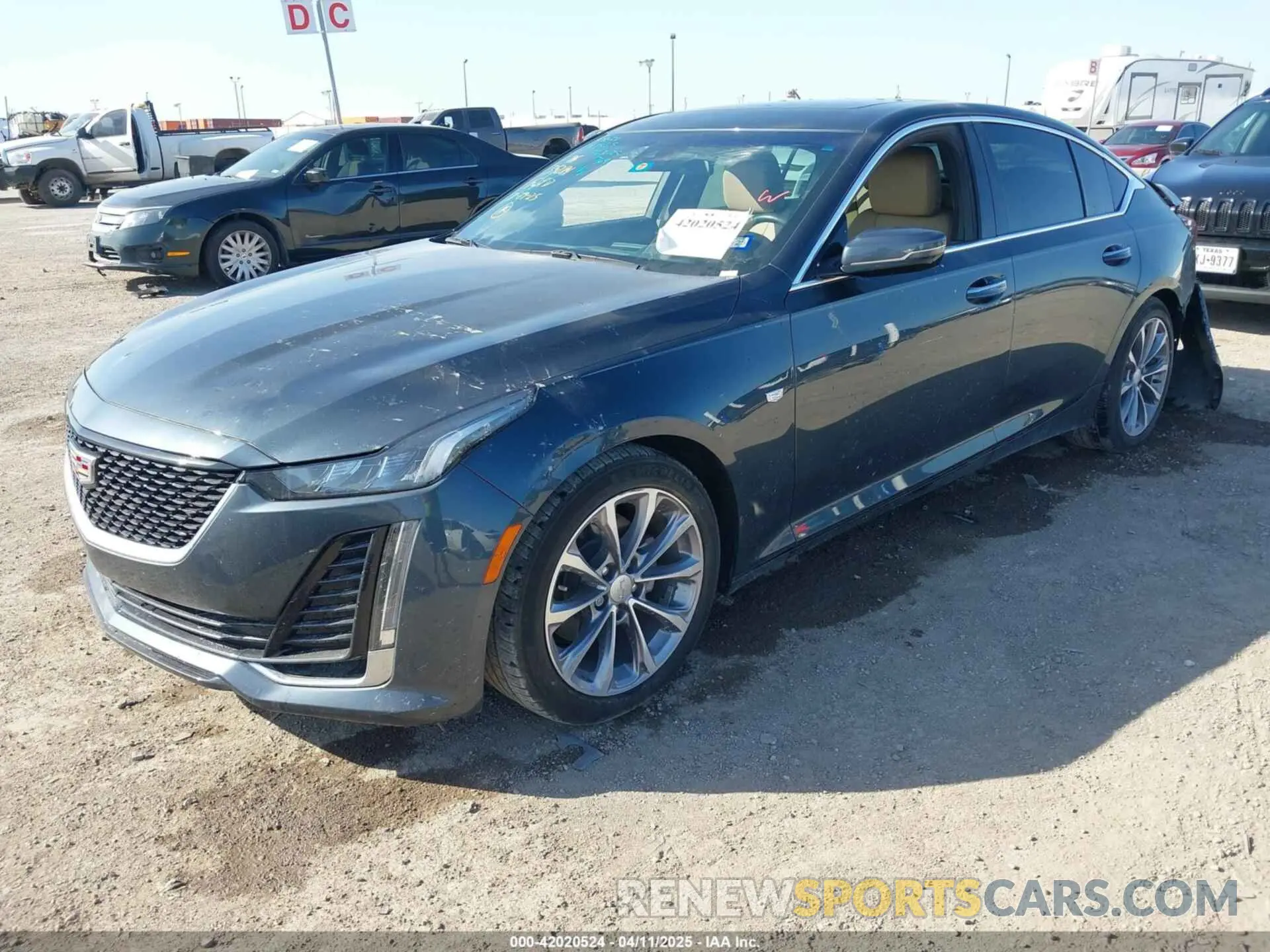 2 Photograph of a damaged car 1G6DN5RK4M0115844 CADILLAC CT5 2021