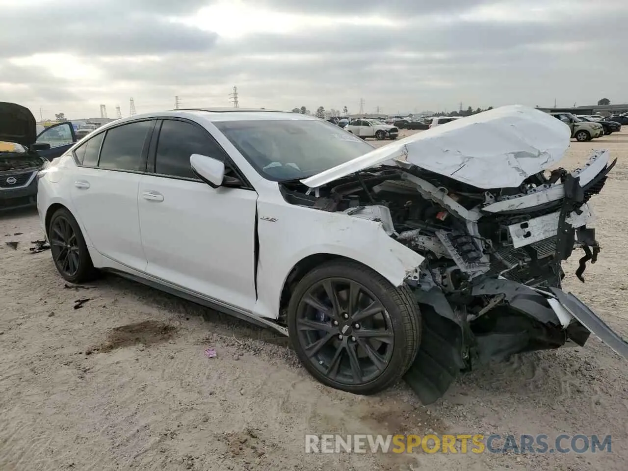 4 Фотография поврежденного автомобиля 1G6DR5RW9M0145803 CADILLAC CT5 2021