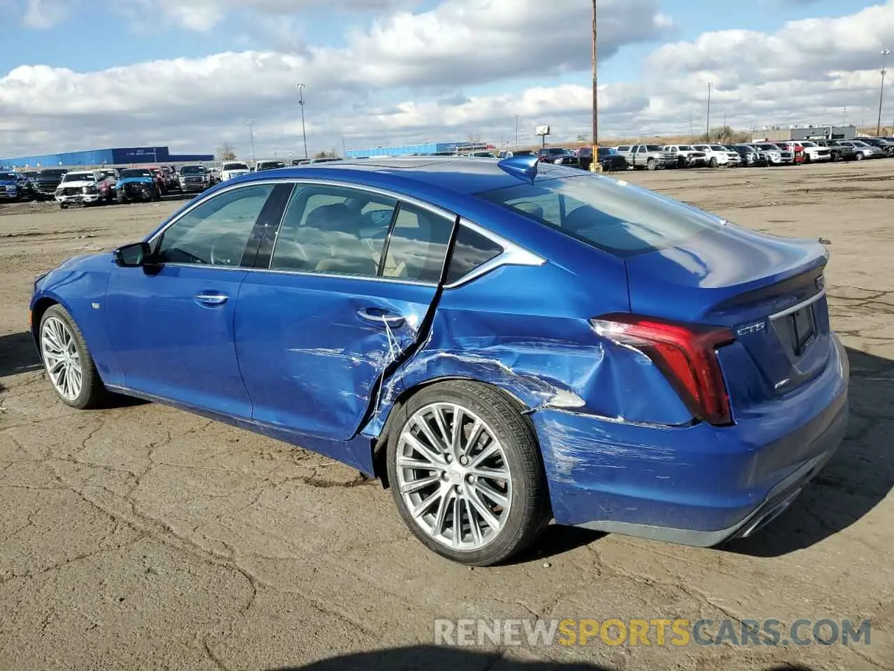 2 Photograph of a damaged car 1G6DT5RK8M0144298 CADILLAC CT5 2021