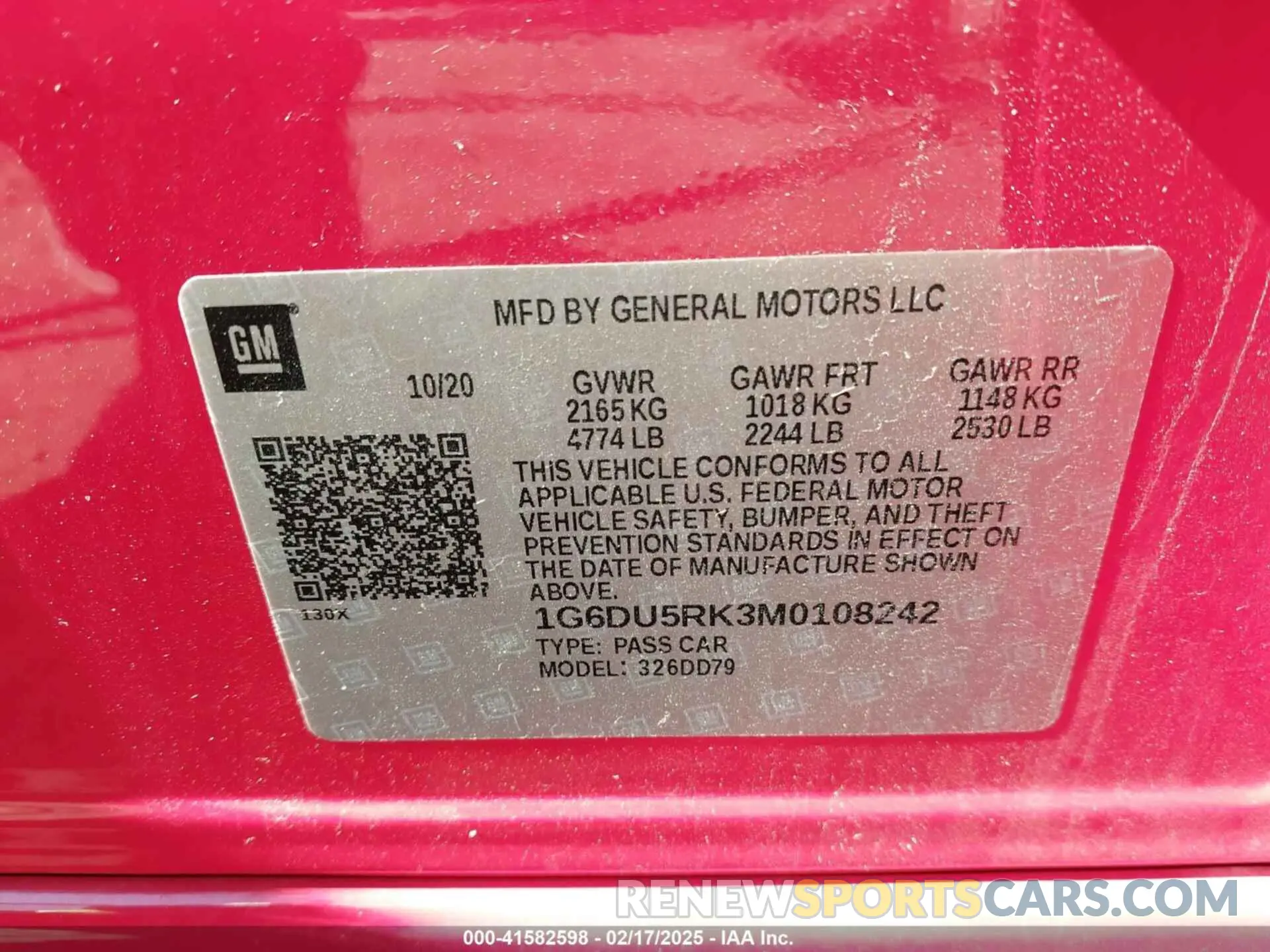 9 Photograph of a damaged car 1G6DU5RK3M0108242 CADILLAC CT5 2021