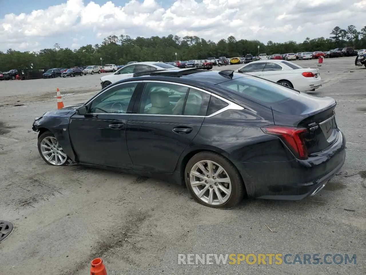 2 Photograph of a damaged car 1G6DW5RK2M0112664 CADILLAC CT5 2021
