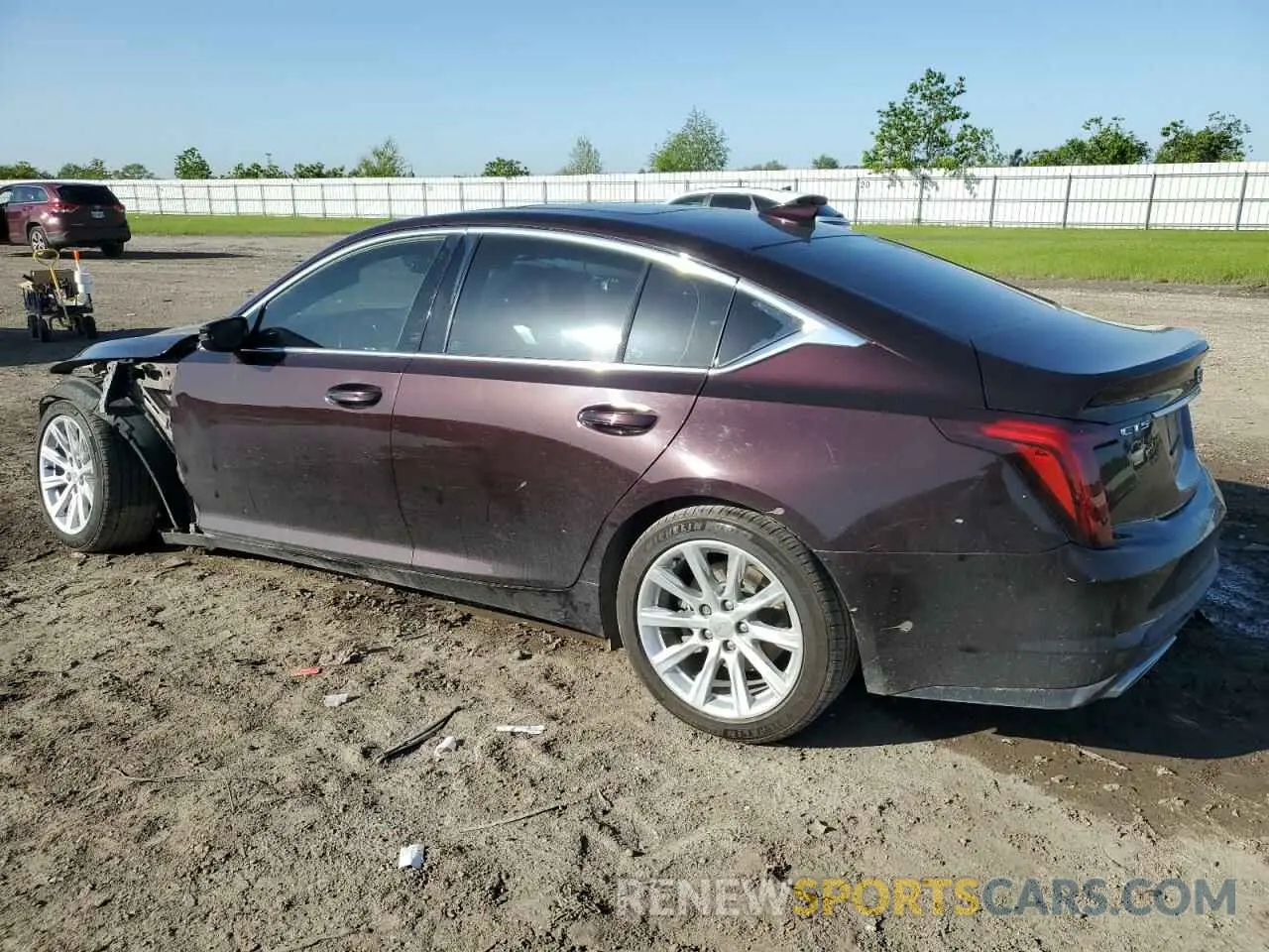 2 Photograph of a damaged car 1G6DW5RK7M0115110 CADILLAC CT5 2021