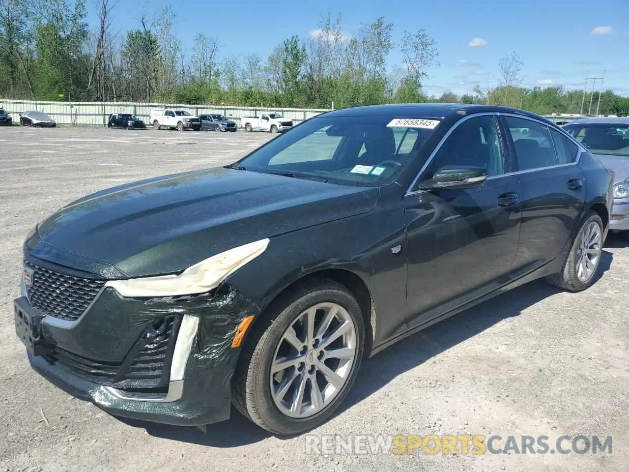 1 Photograph of a damaged car 1G6DX5RK0M0109355 CADILLAC CT5 2021