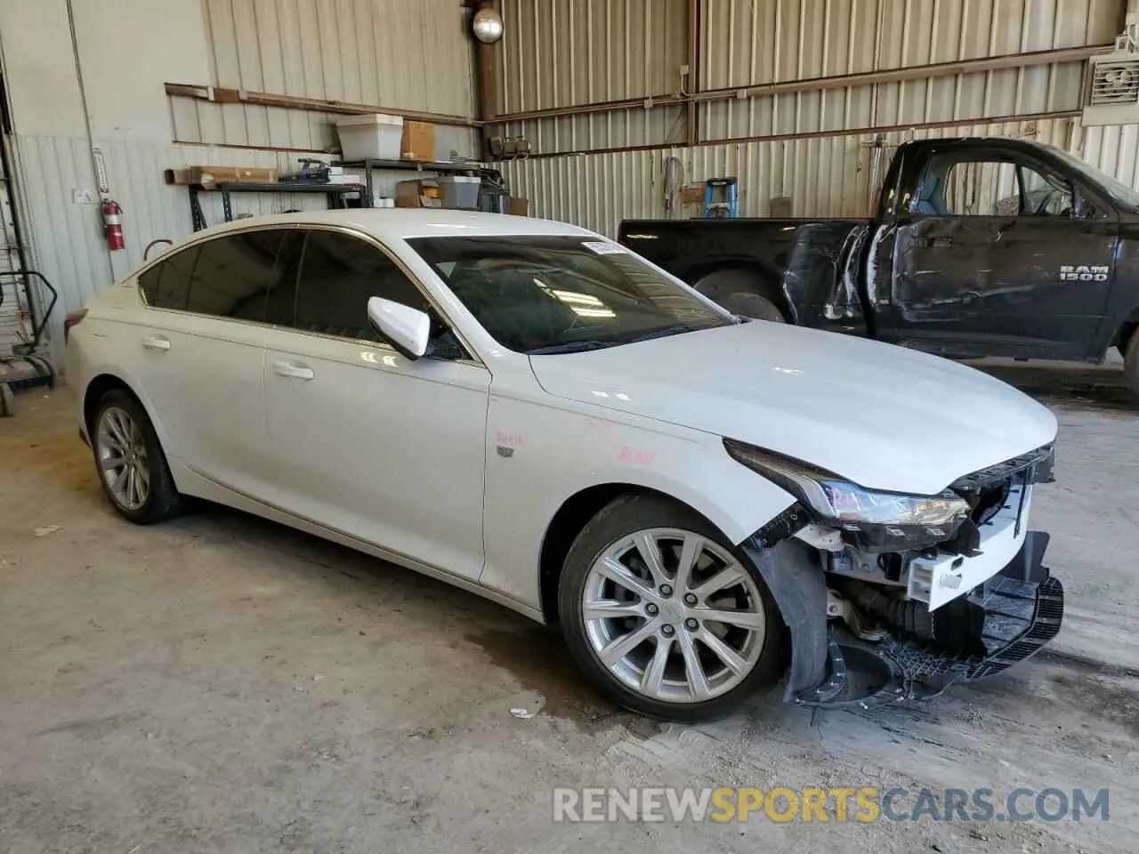 4 Photograph of a damaged car 1G6DM5RK1N0125025 CADILLAC CT5 2022