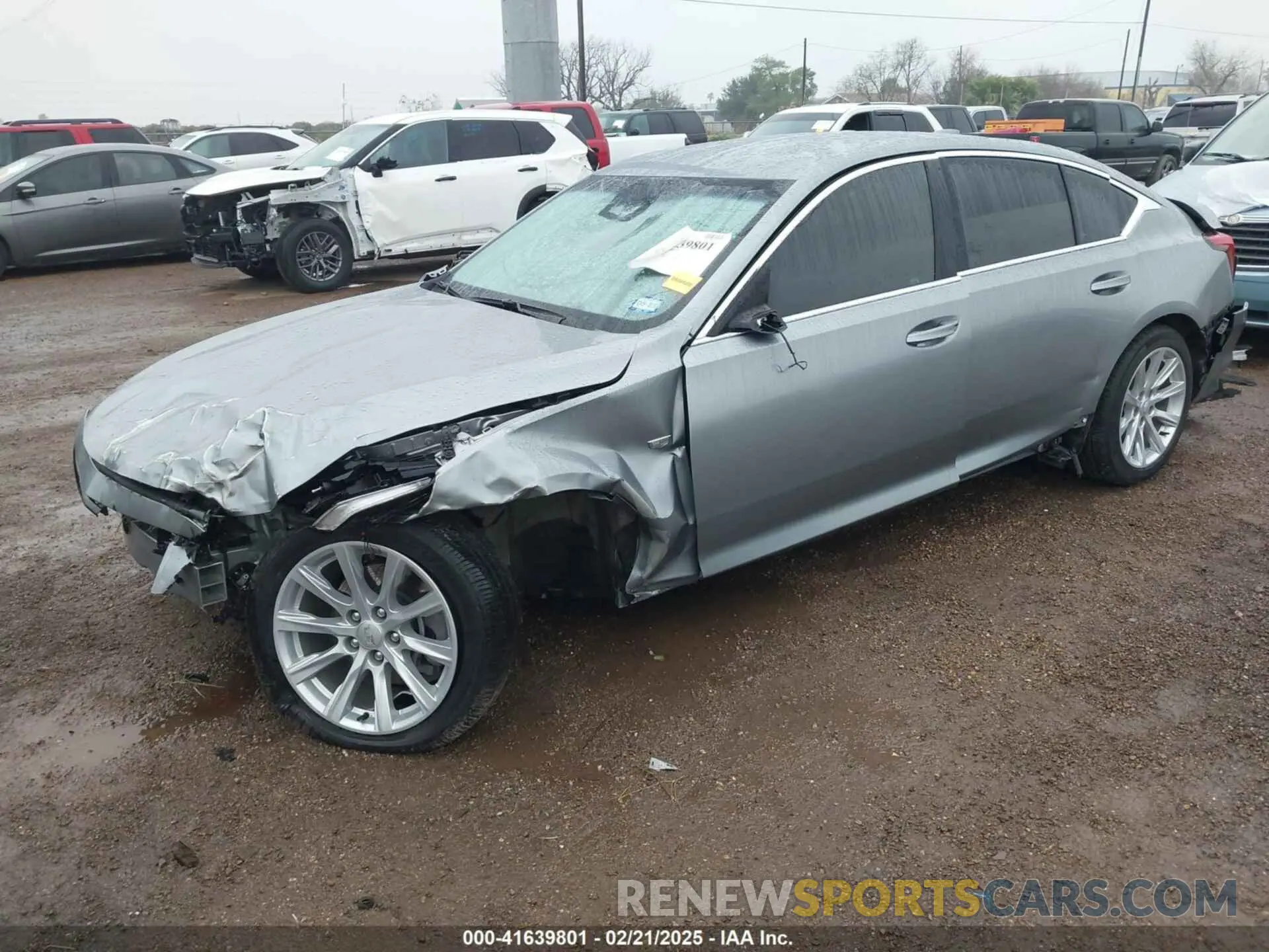 2 Photograph of a damaged car 1G6DM5RKXP0153165 CADILLAC CT5 2023