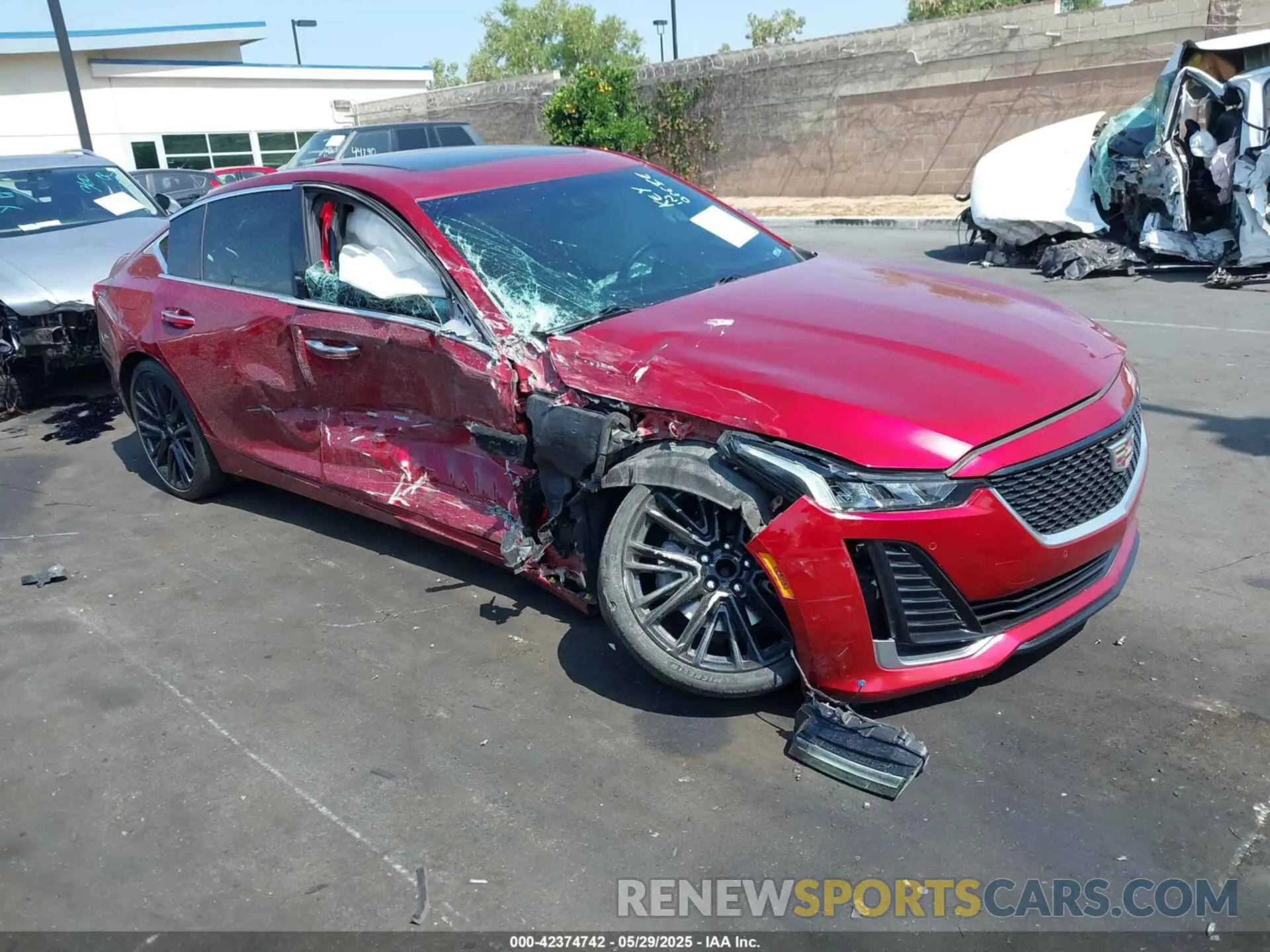 1 Photograph of a damaged car 1G6DN5RW1P0121379 CADILLAC CT5 2023