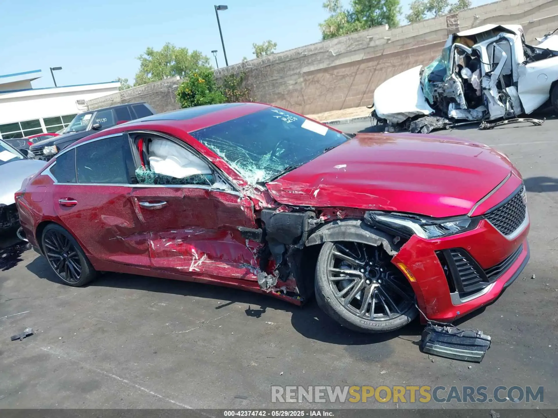 8 Photograph of a damaged car 1G6DN5RW1P0121379 CADILLAC CT5 2023