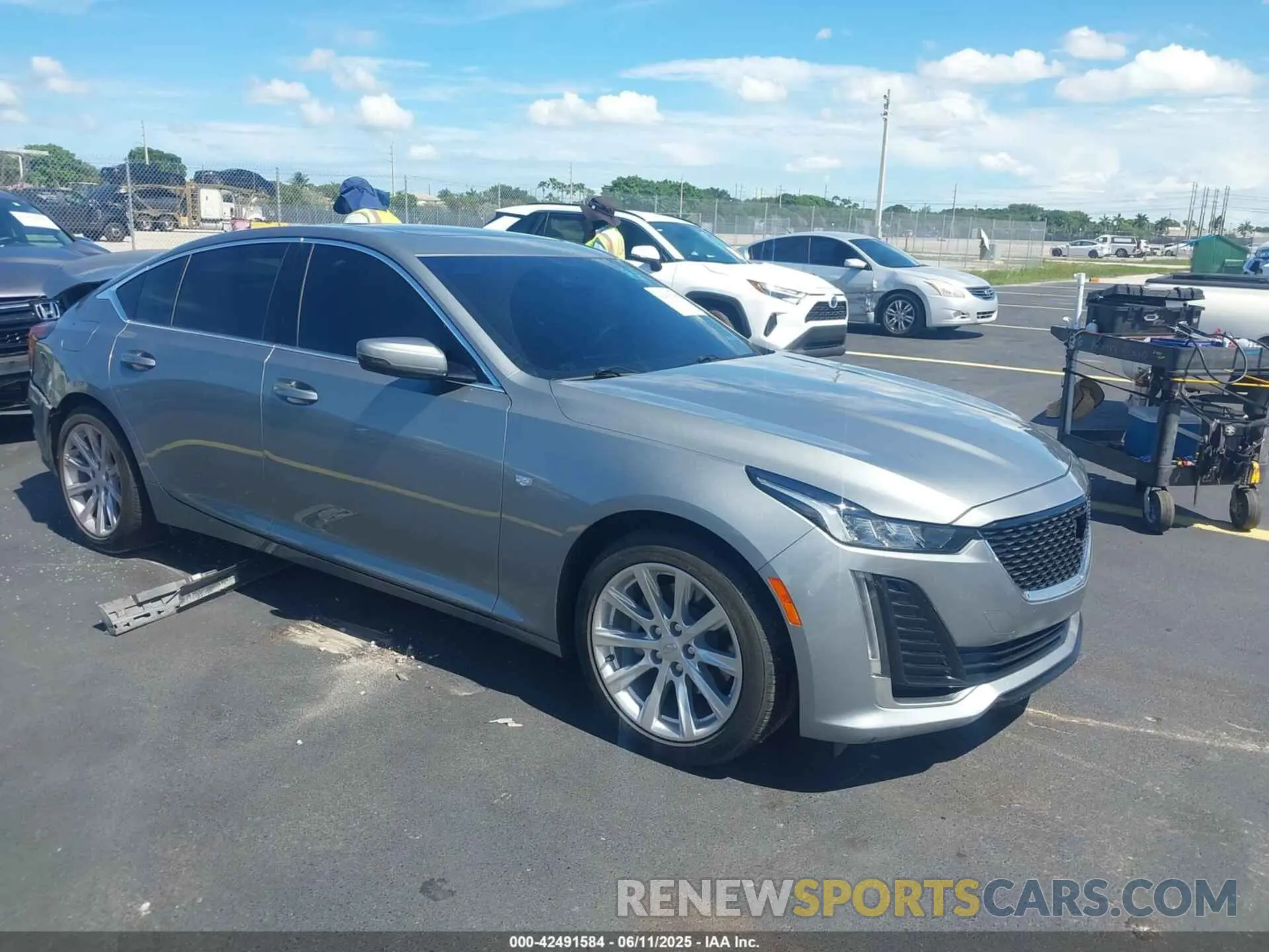 1 Photograph of a damaged car 1G6DW5RK3P0106764 CADILLAC CT5 2023