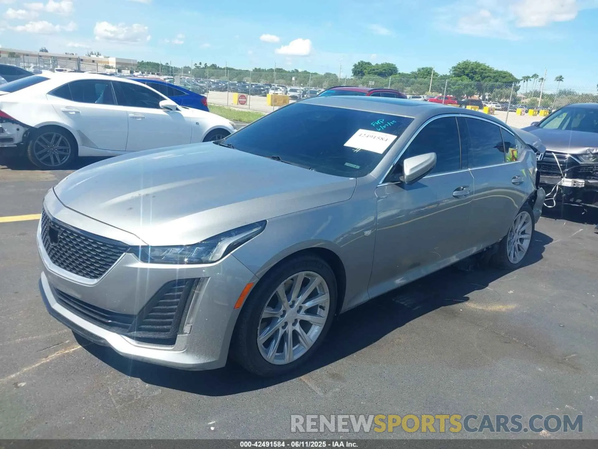2 Photograph of a damaged car 1G6DW5RK3P0106764 CADILLAC CT5 2023