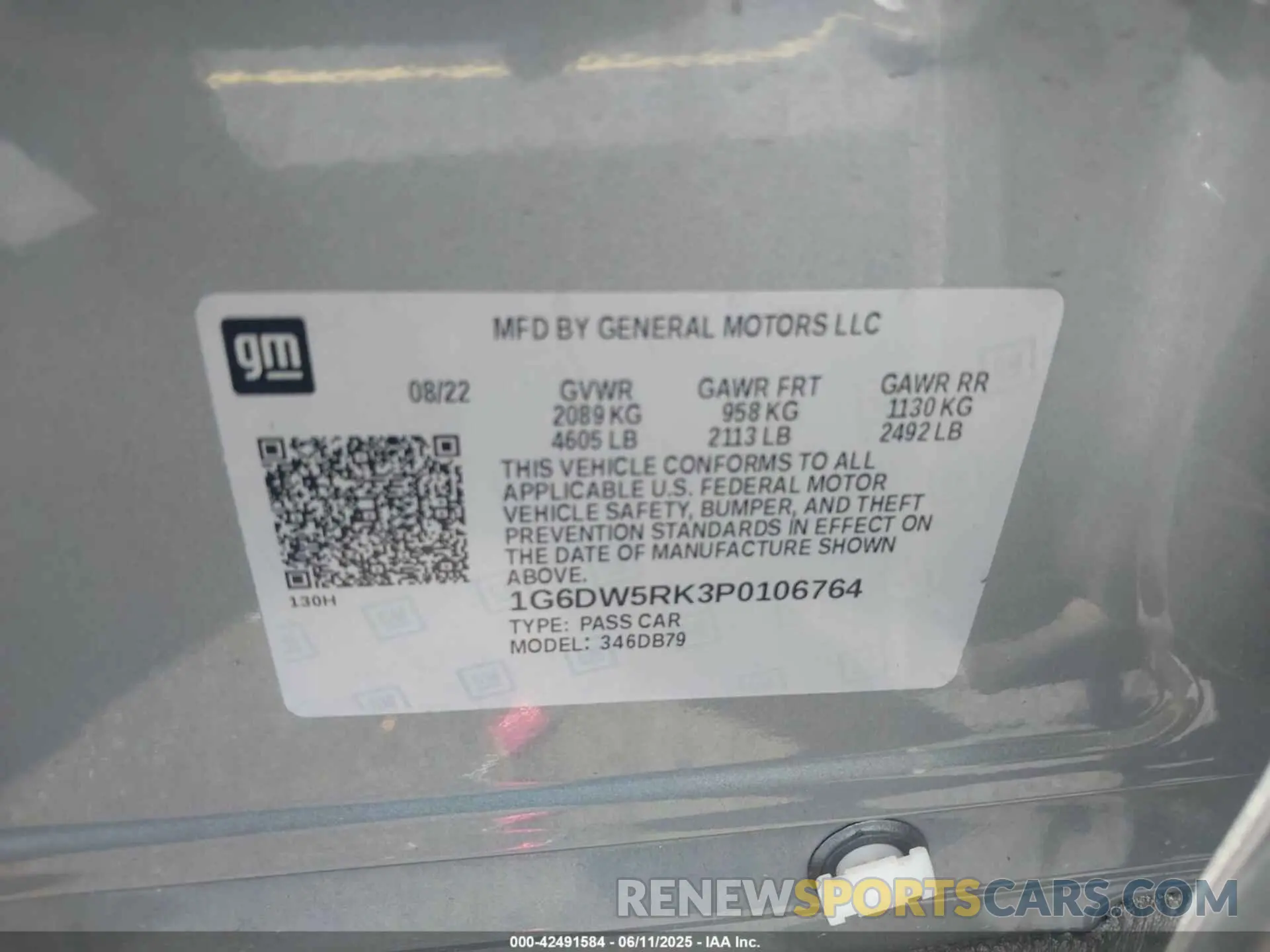 9 Photograph of a damaged car 1G6DW5RK3P0106764 CADILLAC CT5 2023