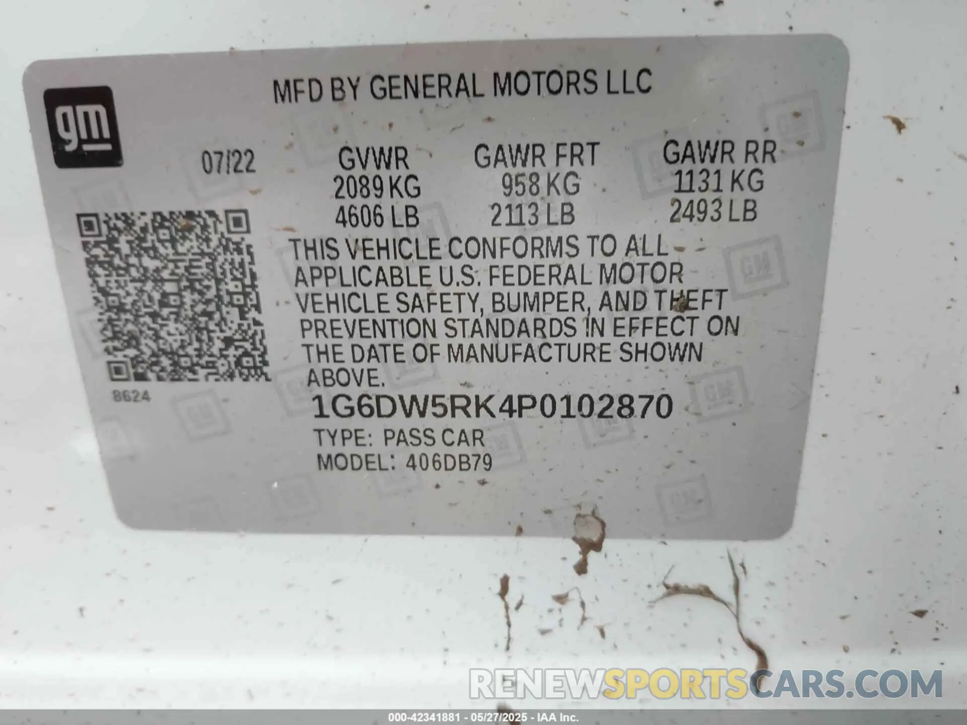 9 Photograph of a damaged car 1G6DW5RK4P0102870 CADILLAC CT5 2023