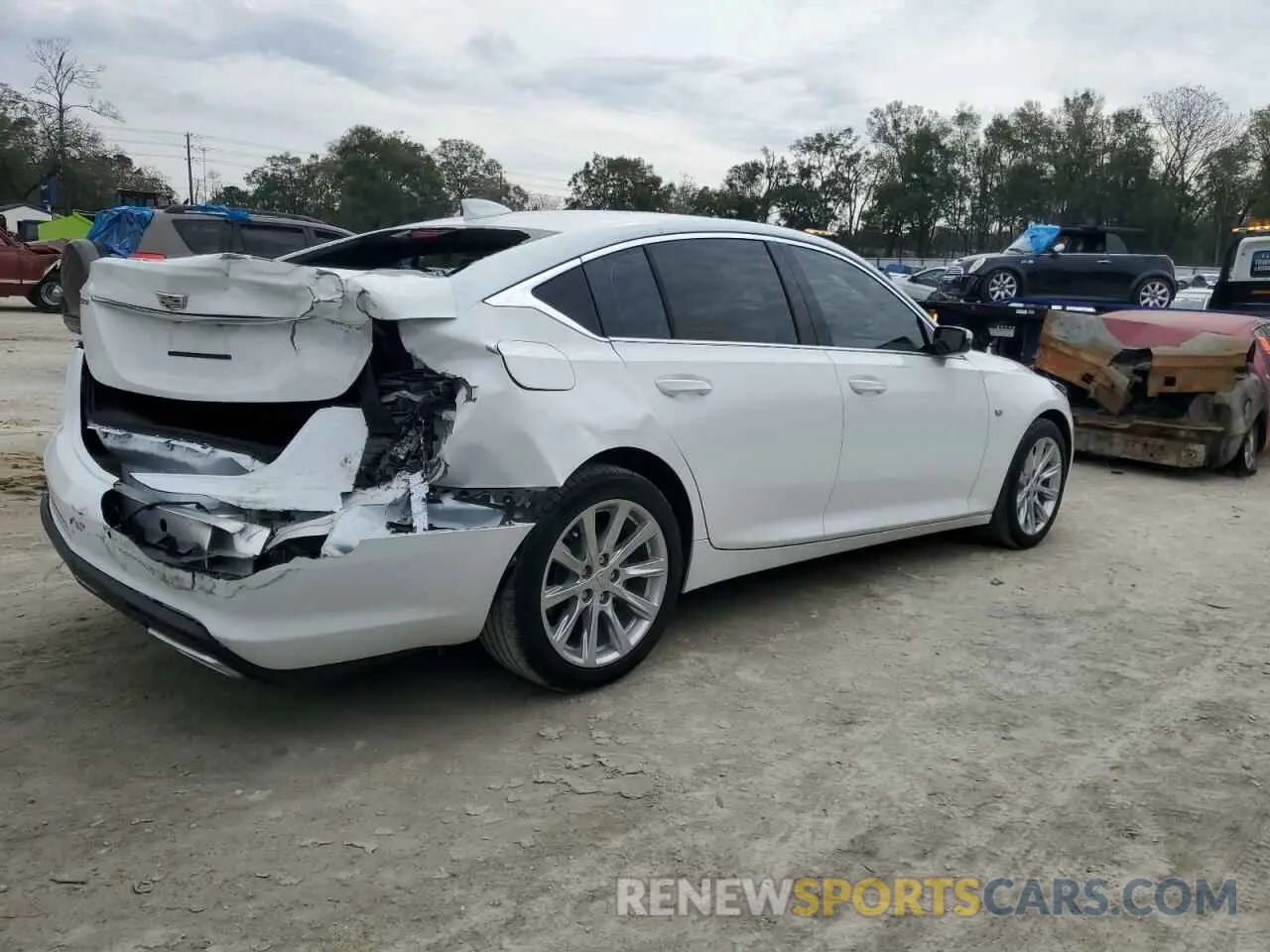 3 Photograph of a damaged car 1G6DM5RK5R0128676 CADILLAC CT5 2024