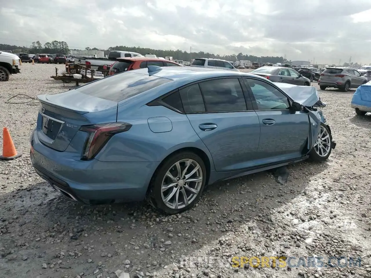 3 Photograph of a damaged car 1G6DP5RK5R0129186 CADILLAC CT5 2024