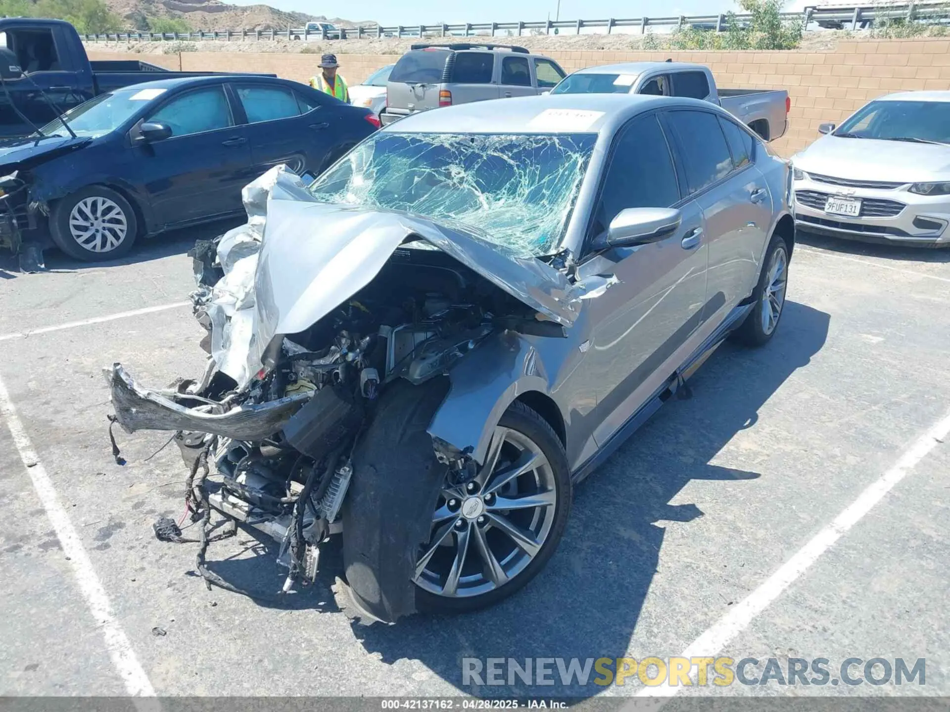 2 Photograph of a damaged car 1G6DP5RK6R0125499 CADILLAC CT5 2024