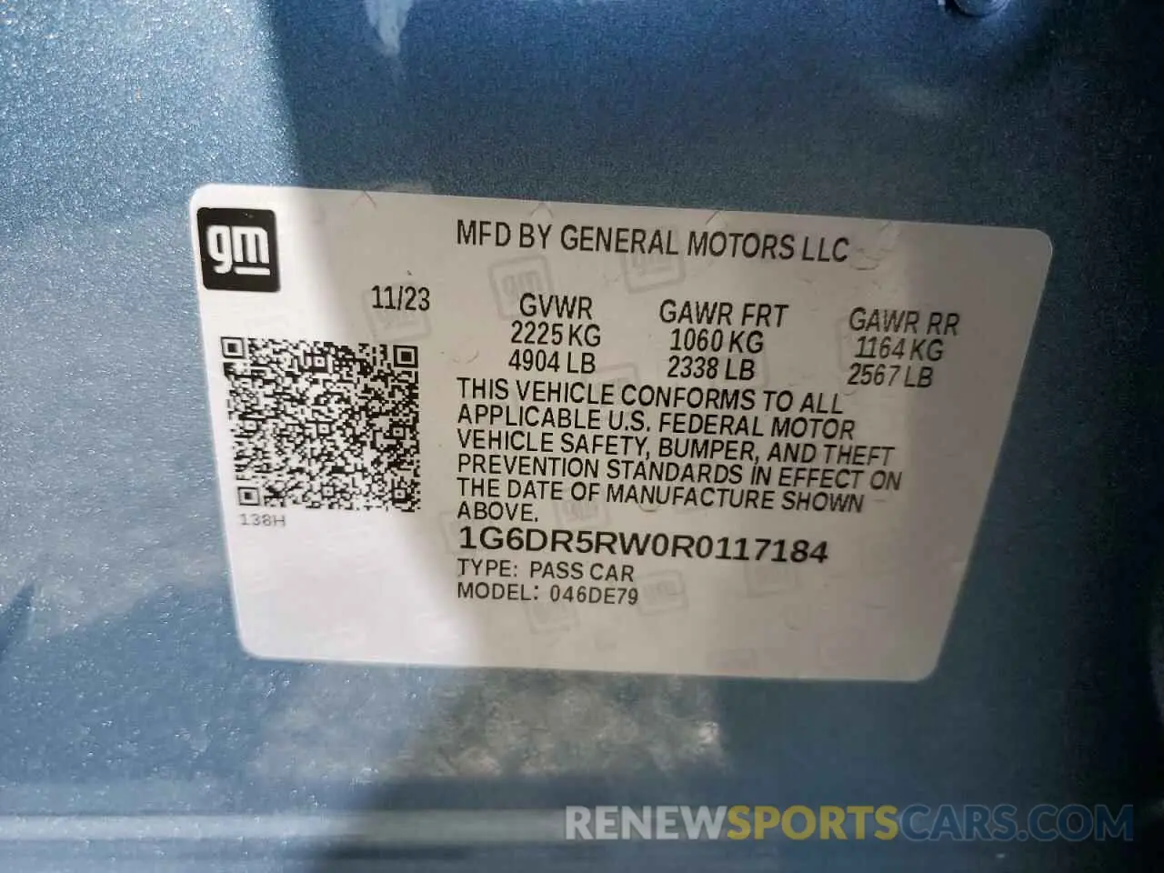 12 Фотография поврежденного автомобиля 1G6DR5RW0R0117184 CADILLAC CT5 2024