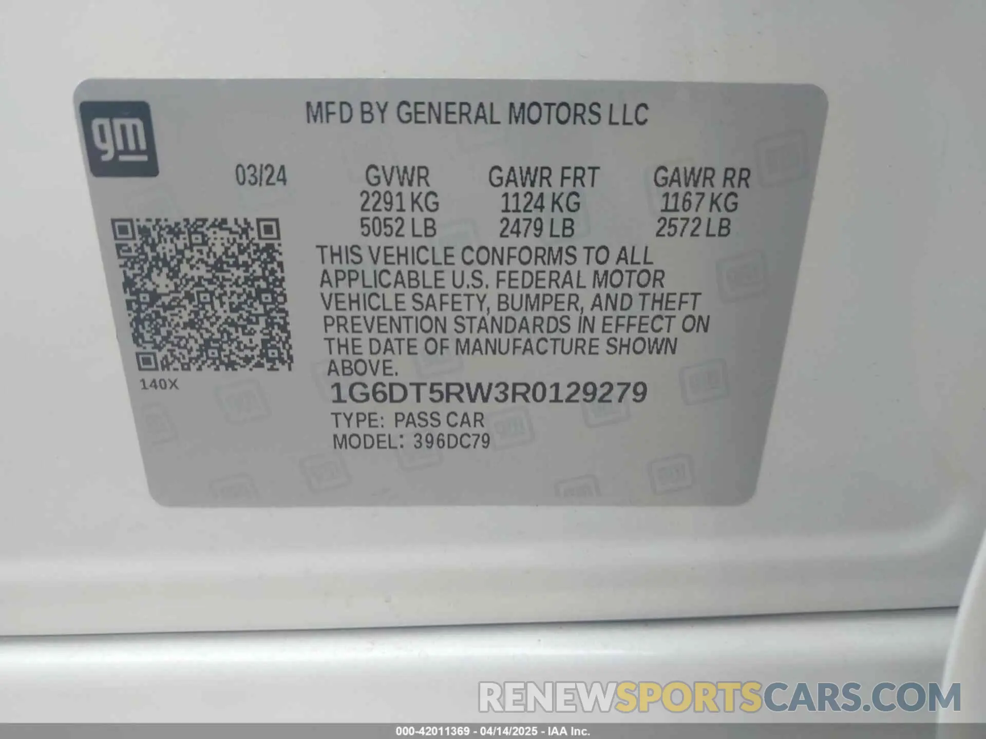 9 Фотография поврежденного автомобиля 1G6DT5RW3R0129279 CADILLAC CT5 2024