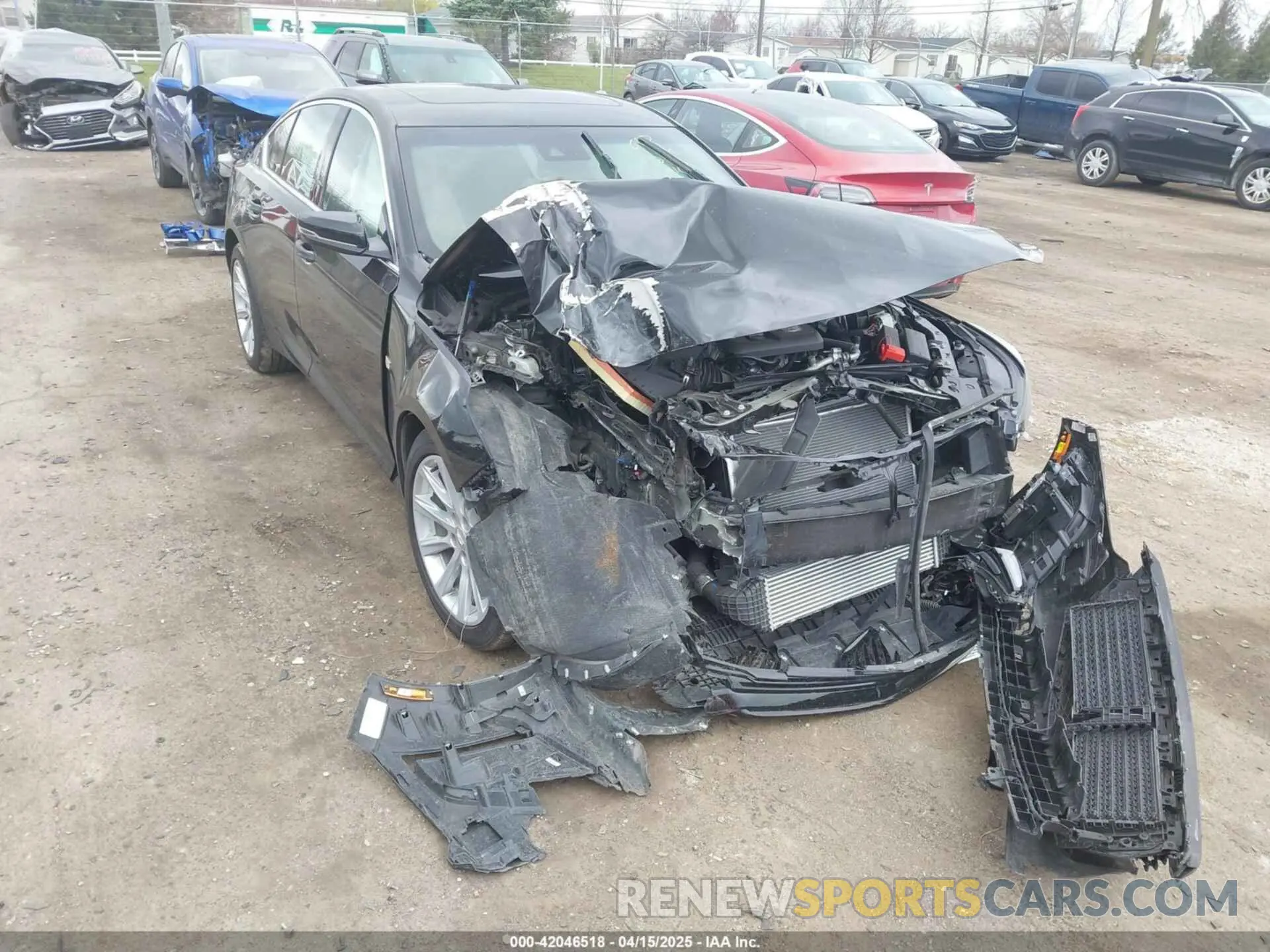 1 Photograph of a damaged car 1G6DX5RK2R0116590 CADILLAC CT5 2024