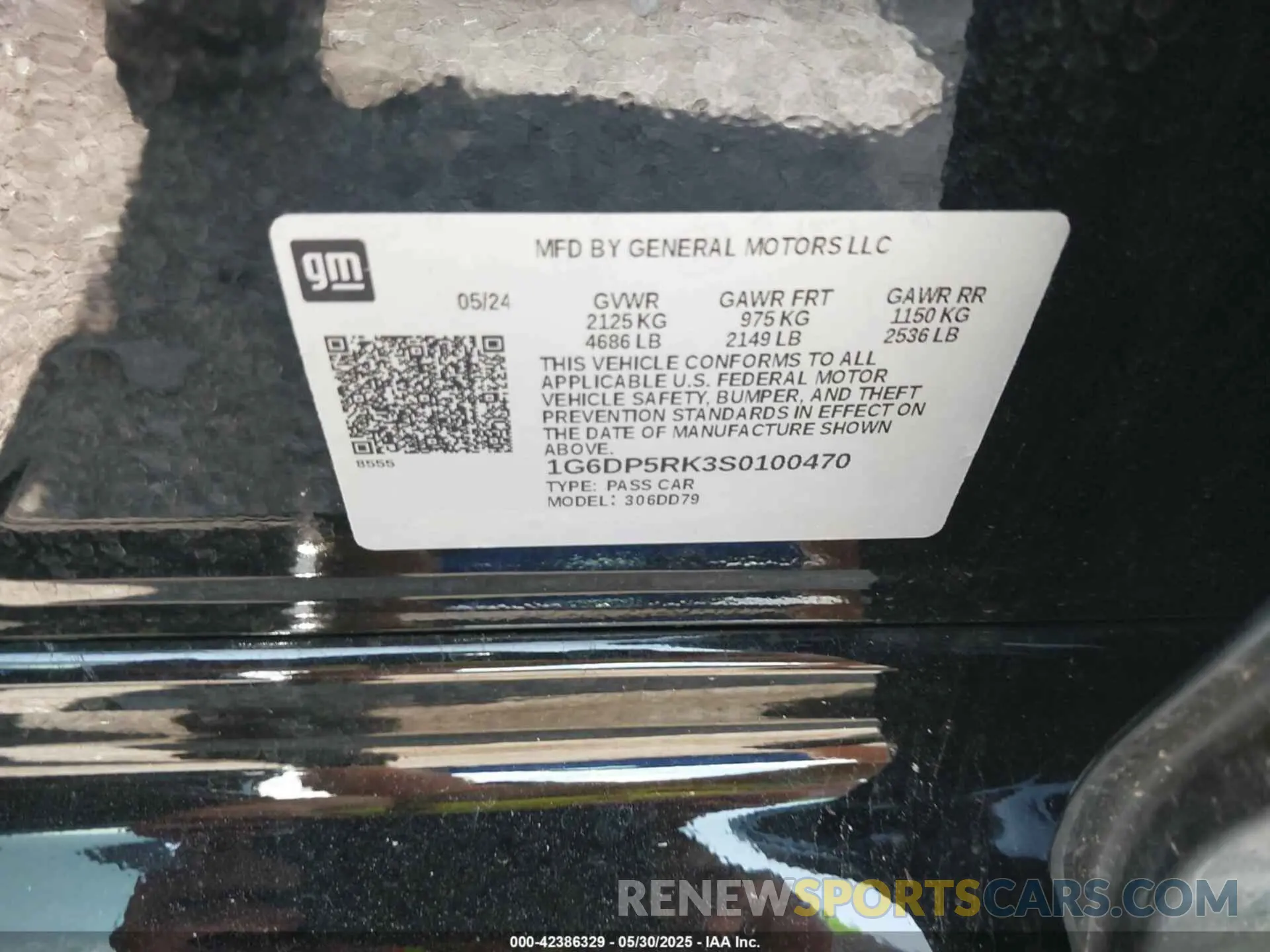 9 Фотография поврежденного автомобиля 1G6DP5RK3S0100470 CADILLAC CT5 2025